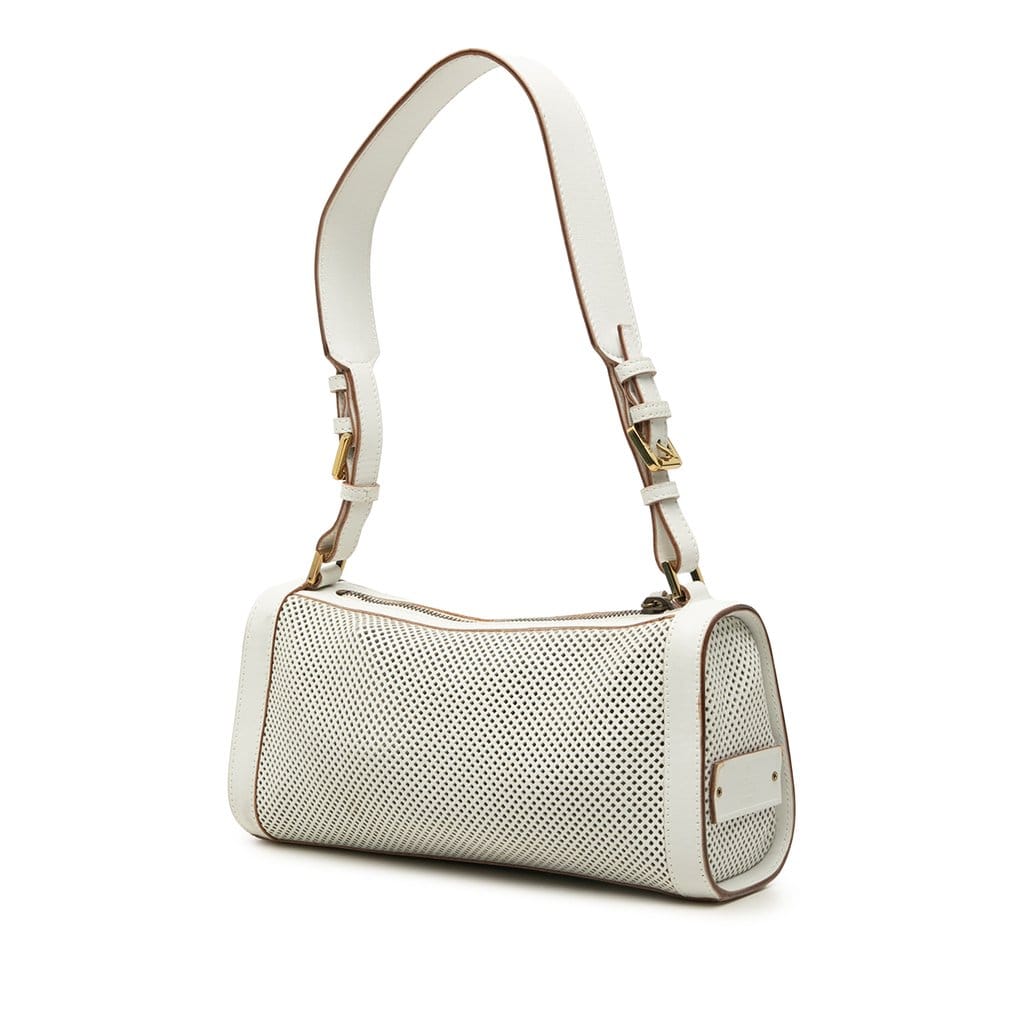 Gucci Perforated Leather Shoulder Bag