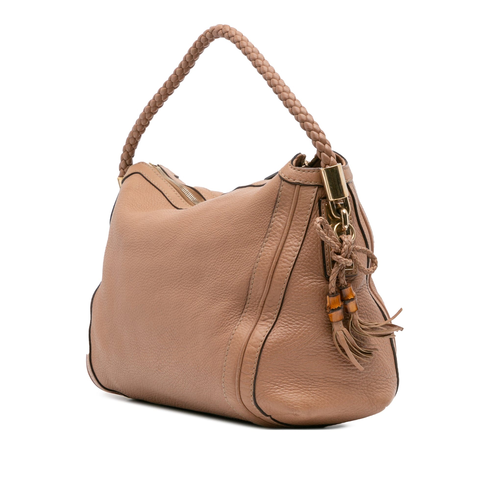 Gucci Medium Pebbled Calfskin Bella Shoulder Bag