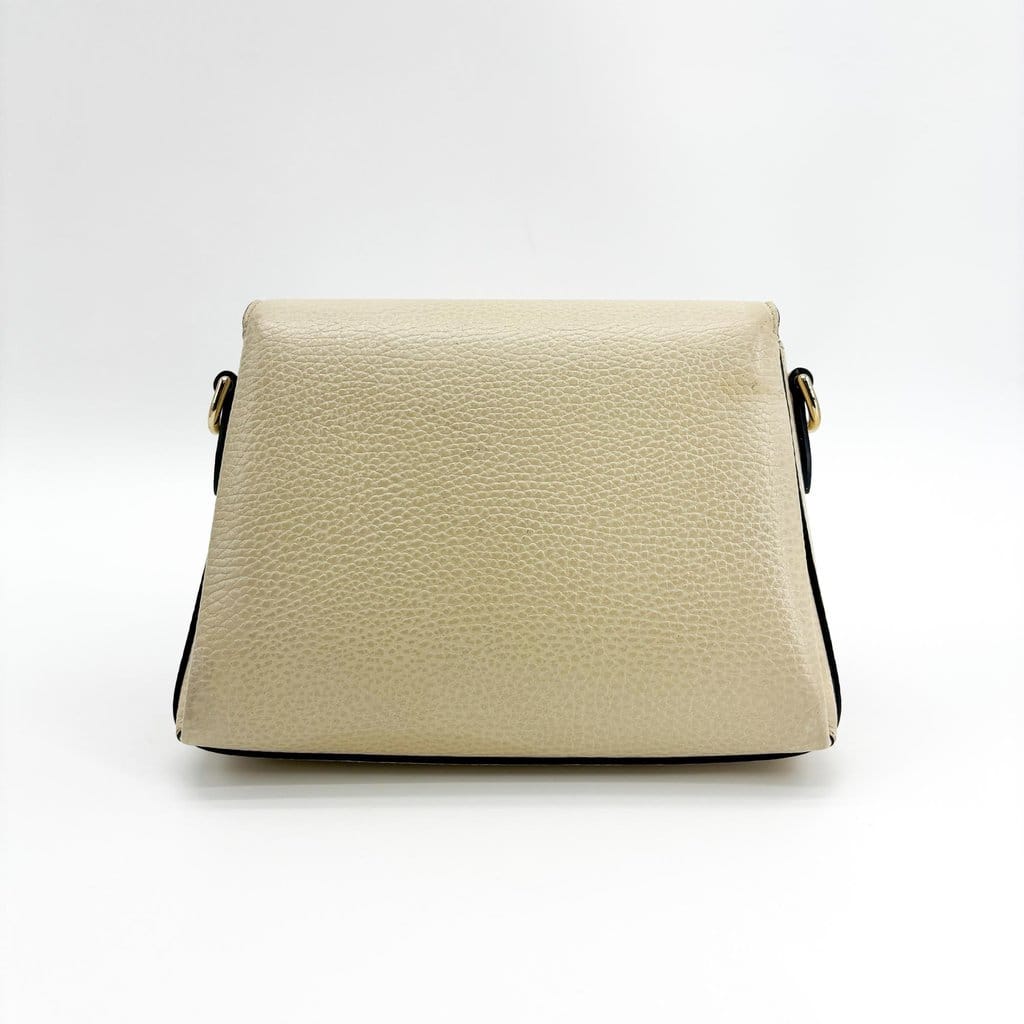 Gucci Interlocking G Chain Shoulder Bag Beige