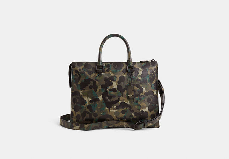 Coach Restored Gotham Tote With Camo Print