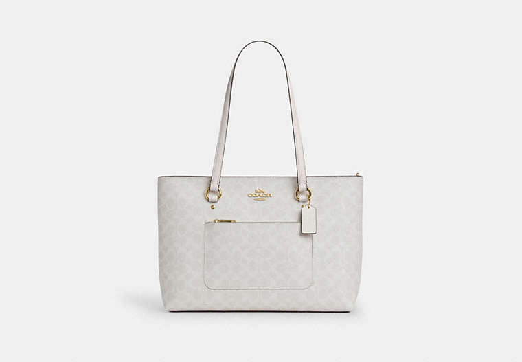 Coach Station Tote Bag In Signature Canvas