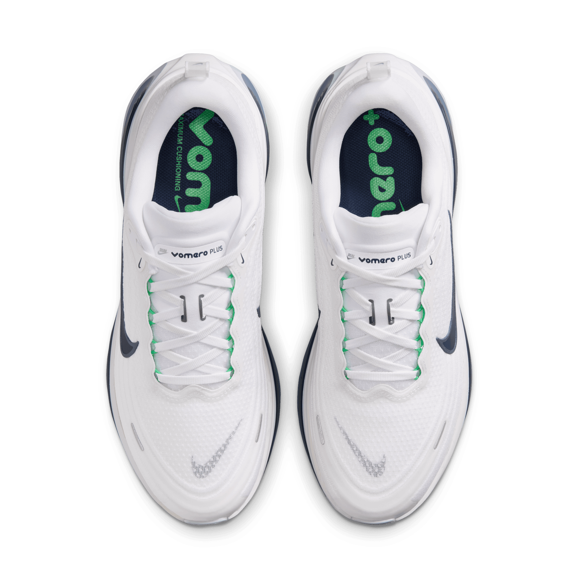 Nike VOMERO PLUS - WHITE / Midnight Navy