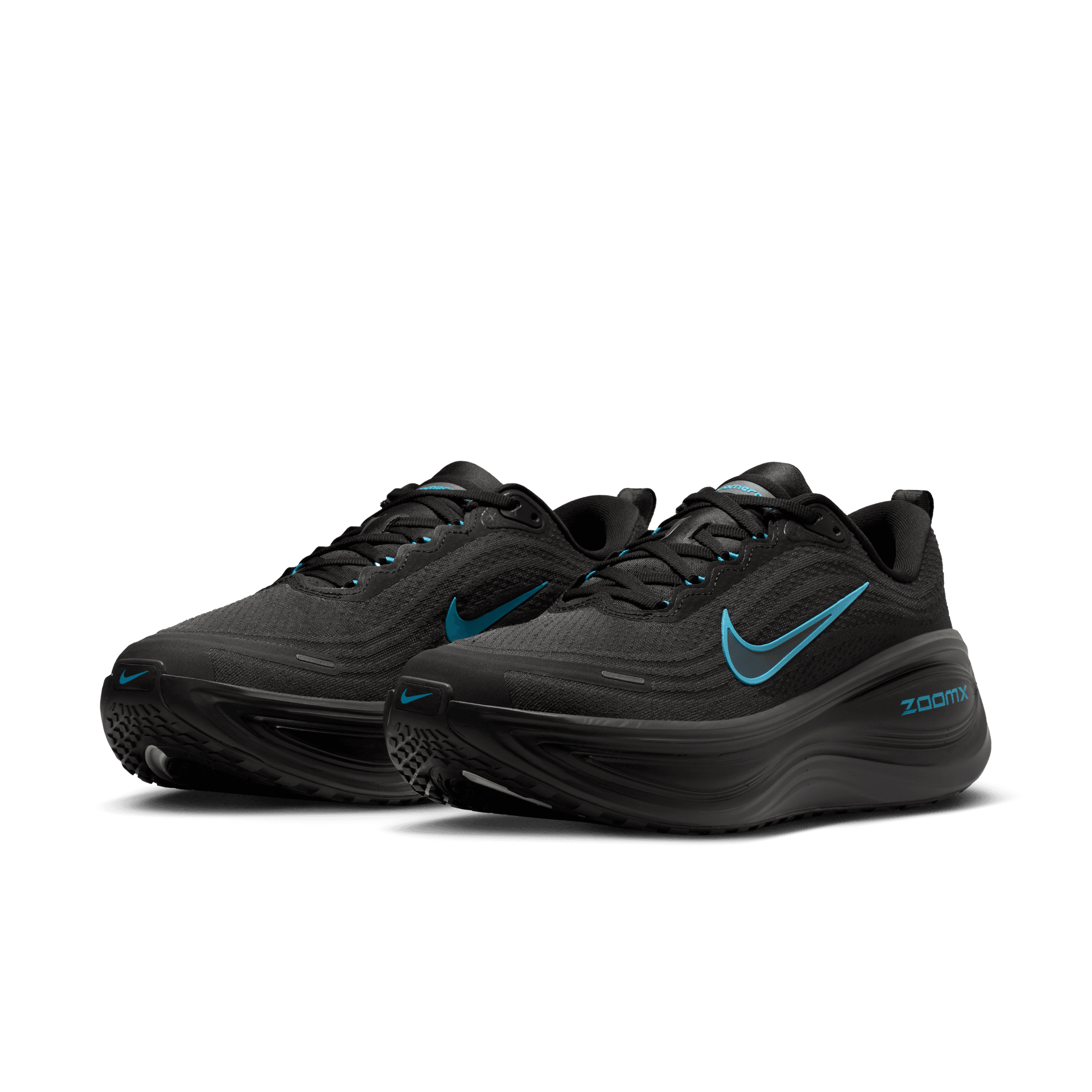 Nike VOMERO PLUS - ANTHRACITE / LIGHT CURRENT BLUE