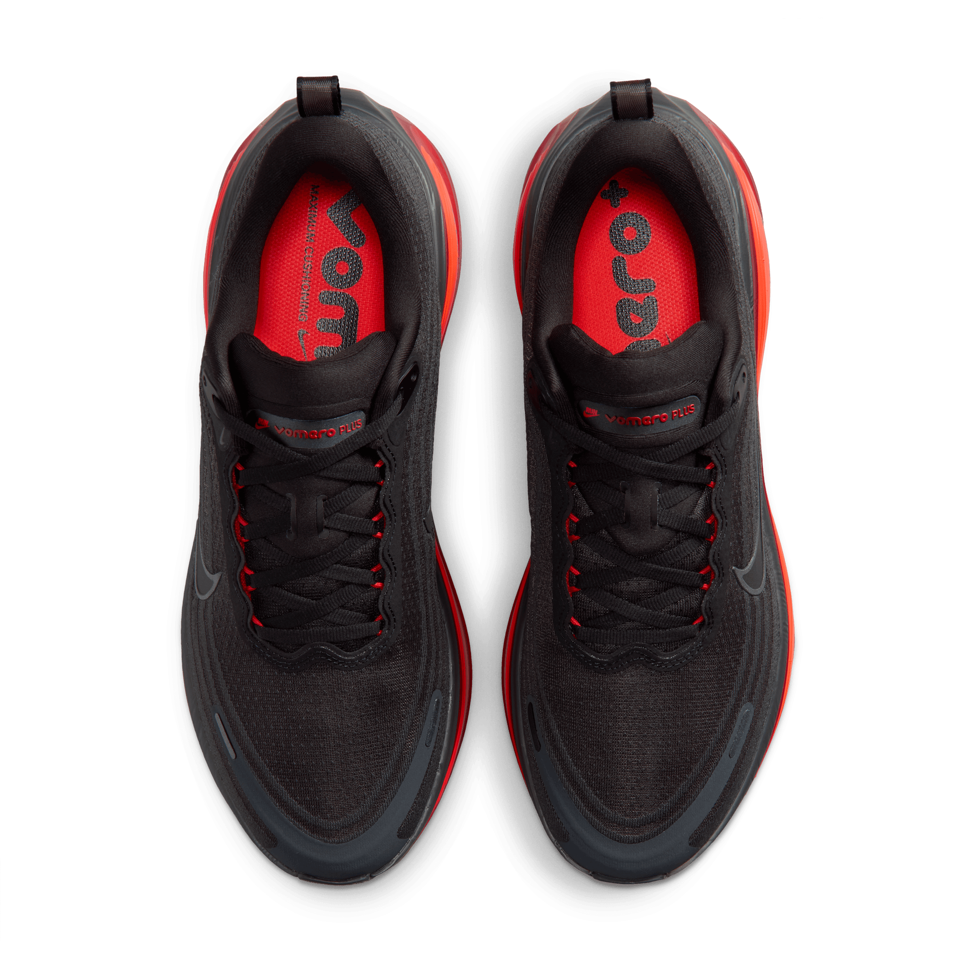 Nike VOMERO PLUS - ANTHRACITE / BRIGHT CRIMSON