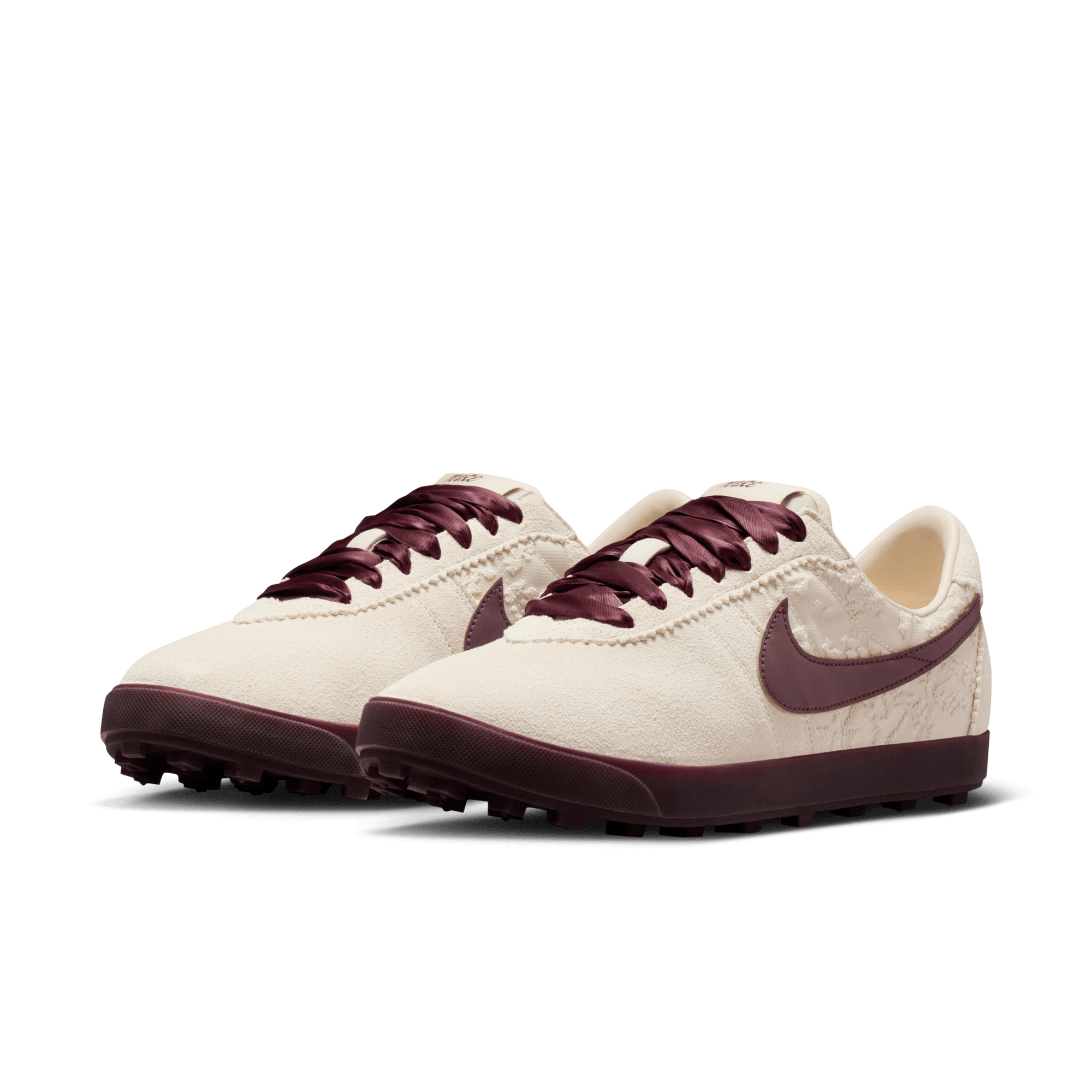 Nike WMNS ASTROGRABBER LTHR SE - CREAM / BURGUNDY CRUSH