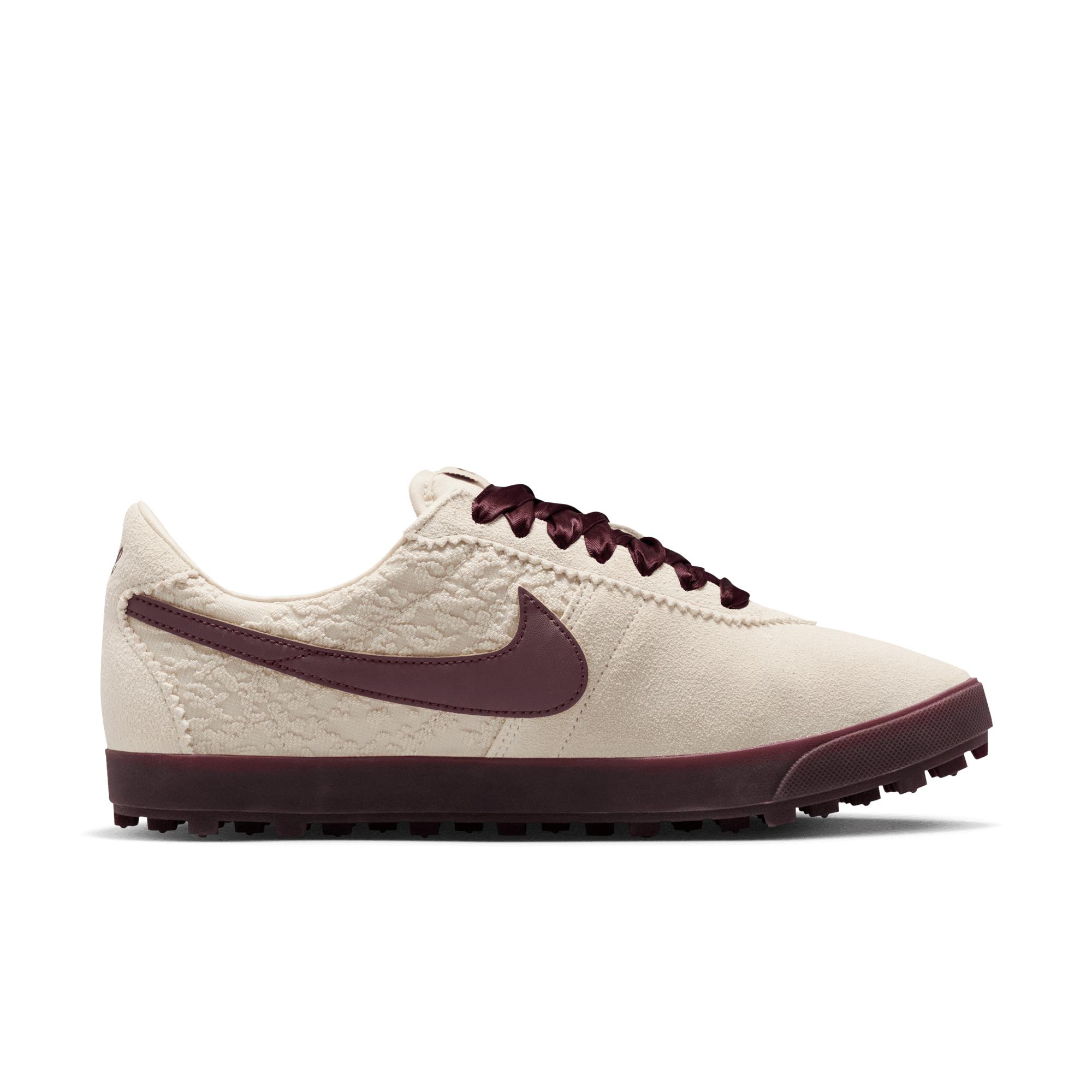 Nike WMNS ASTROGRABBER LTHR SE - CREAM / BURGUNDY CRUSH