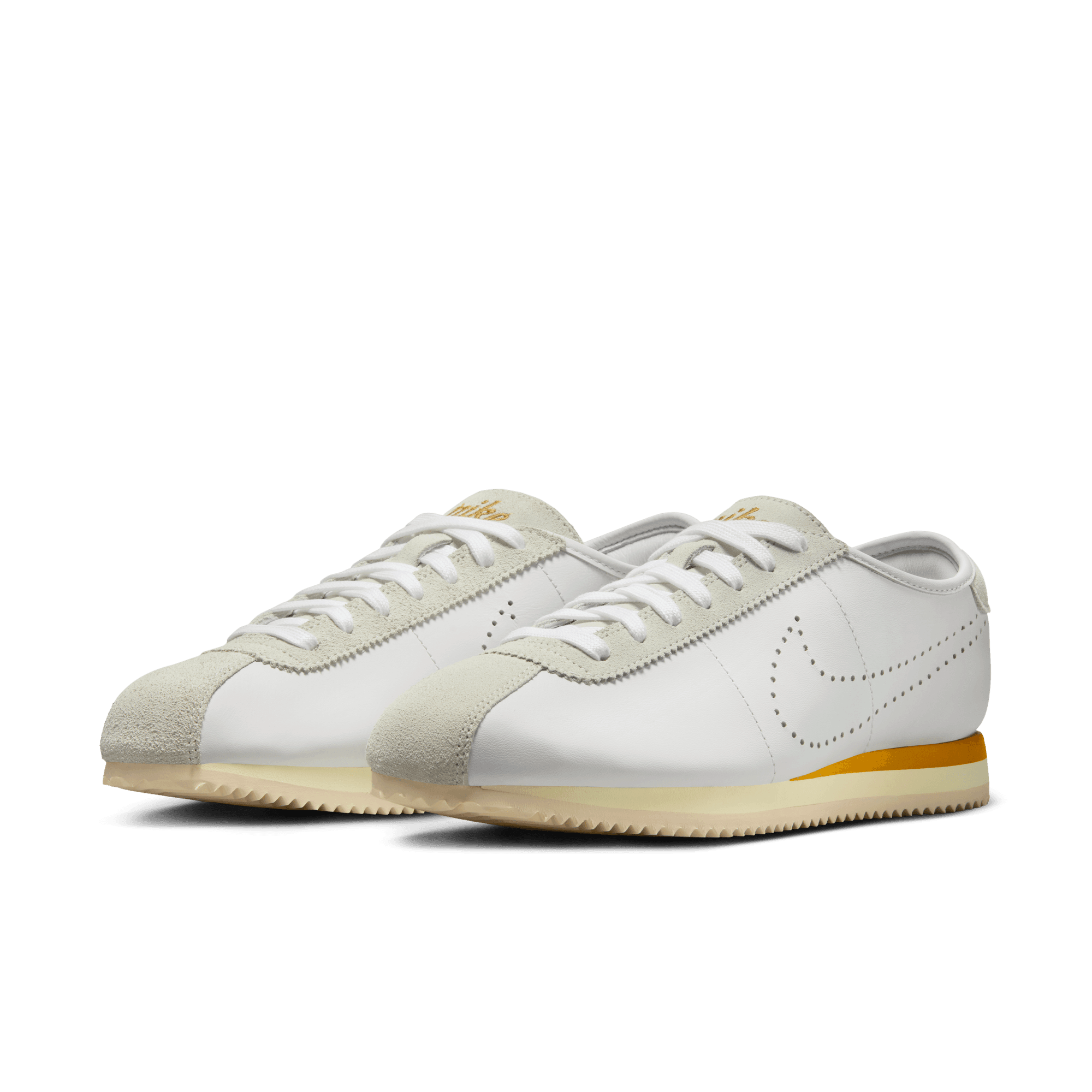 Nike WMNS CORTEZ LEATHER - WHITE / LIGHT BONE