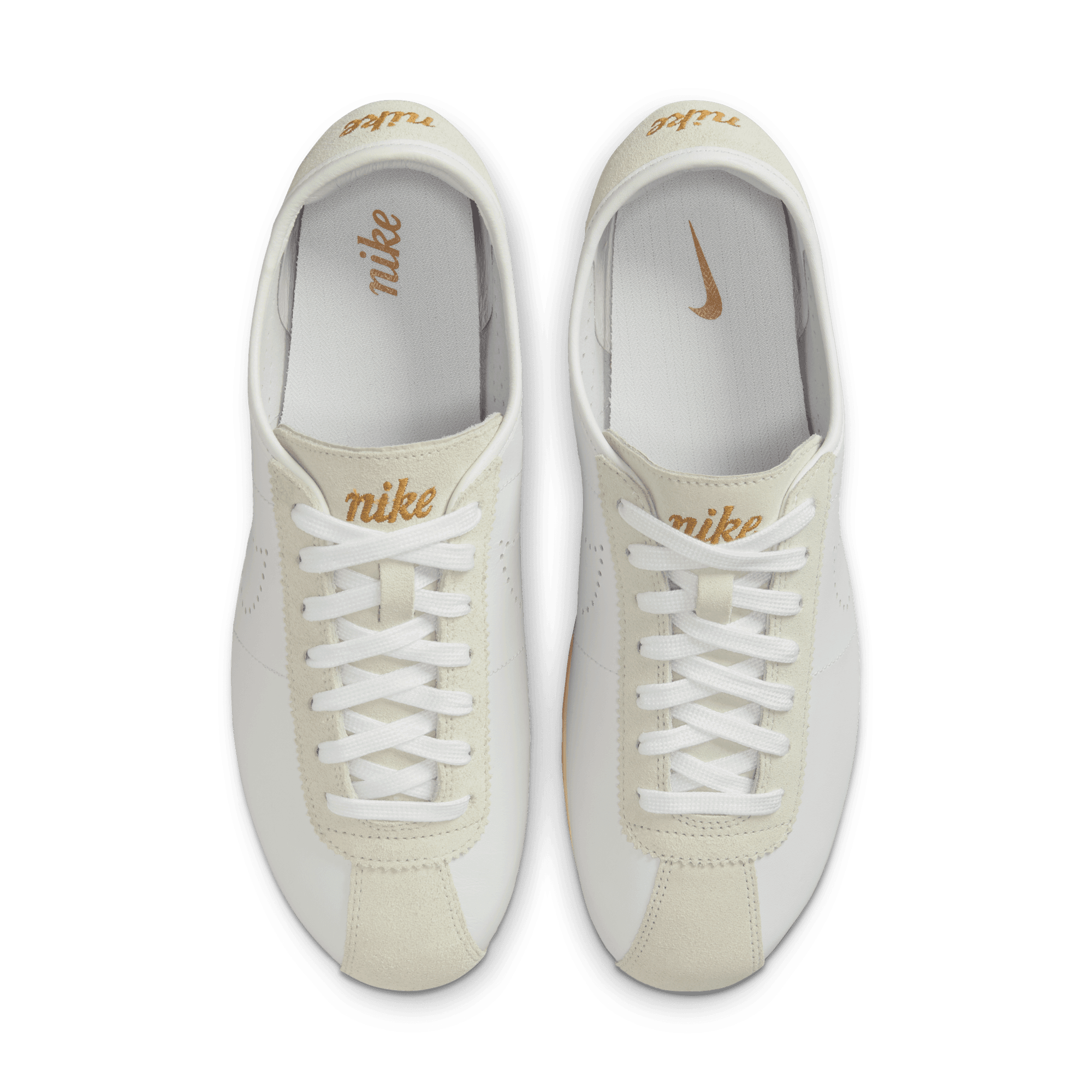 Nike WMNS CORTEZ LEATHER - WHITE / LIGHT BONE
