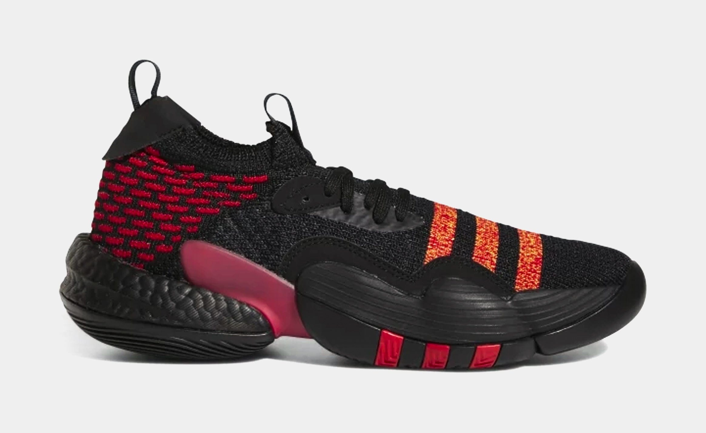 adidas Trae Young 2 Mens Basketball Shoes (Black/Red)