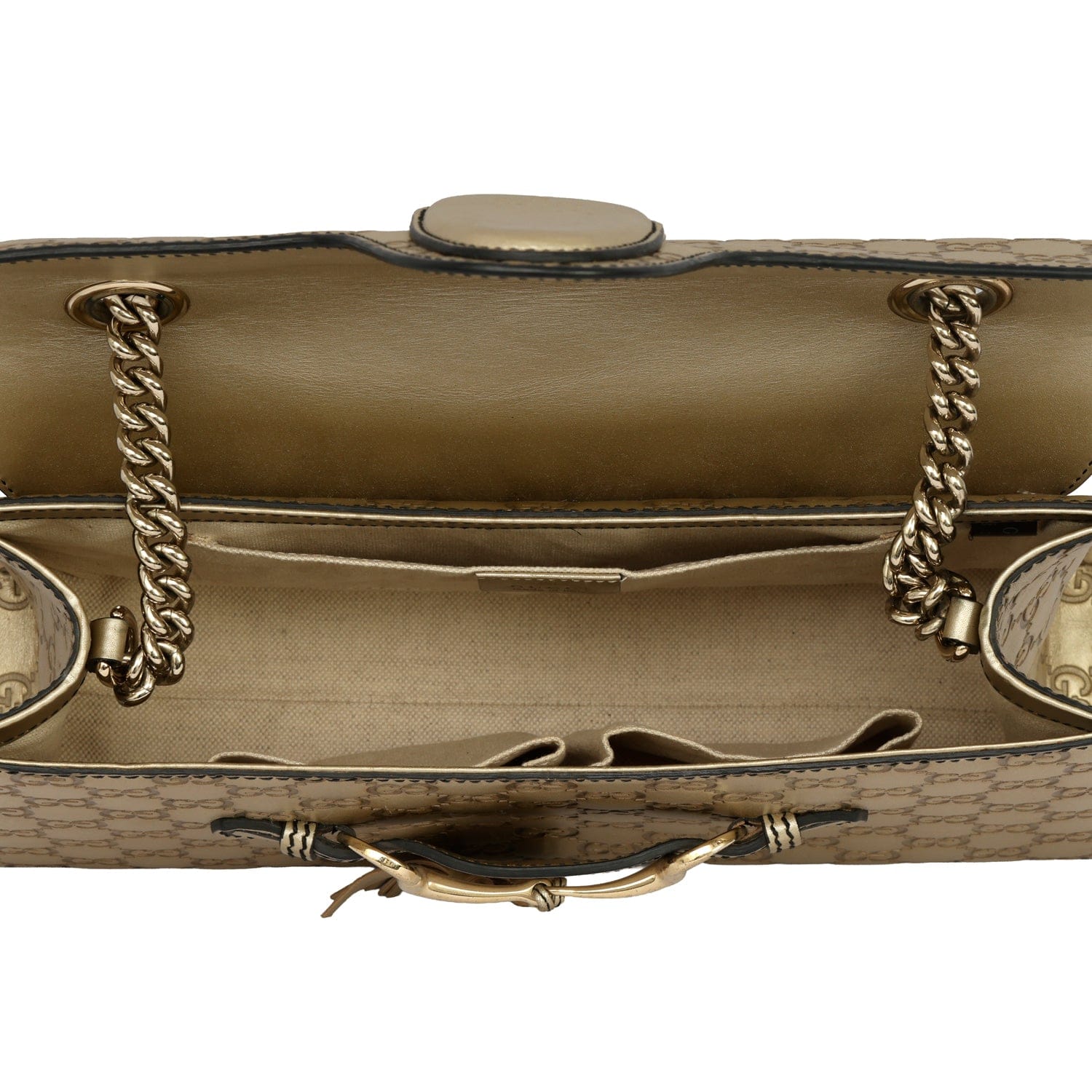 GUCCI EMILY MEDIUM GUCCISSIMA SHOULDER BAG