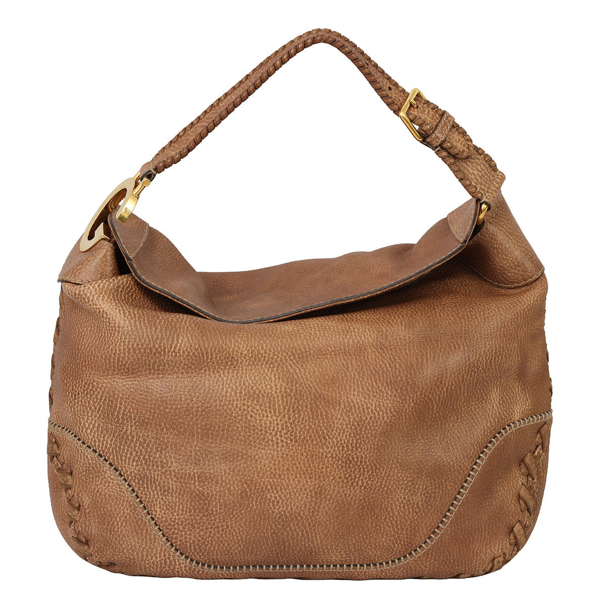 GUCCI CHARLOTTE WHIPSTITCH HOBO SHOULDER BAG