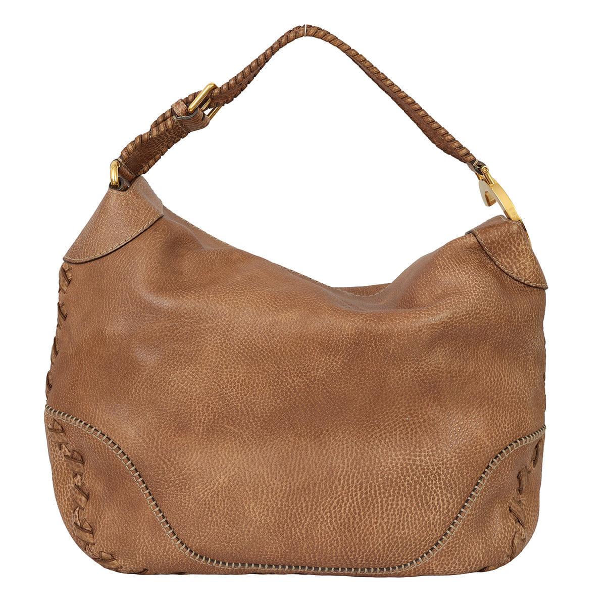 GUCCI CHARLOTTE WHIPSTITCH HOBO SHOULDER BAG
