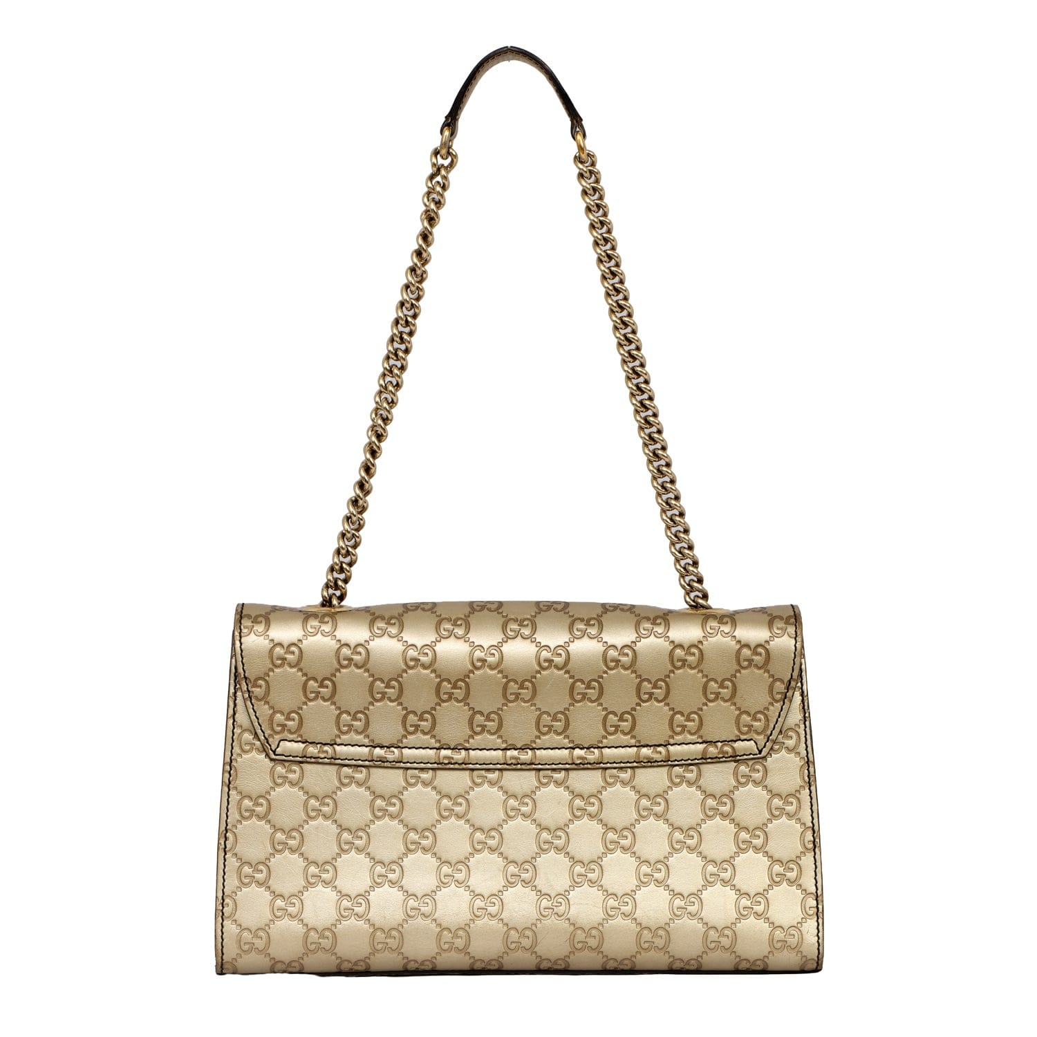GUCCI EMILY GUCCISSIMA MEDIUM LEATHER SHOULDER BAG