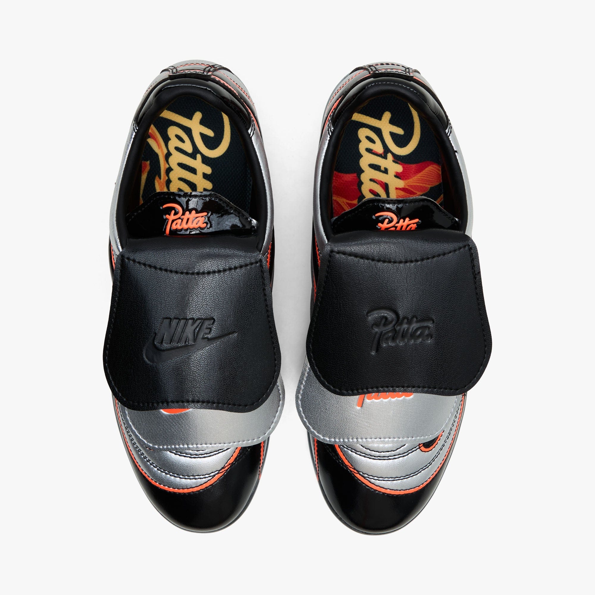 Nike x Netherlands x Patta Cryoshot Mercurial Vapor R9 Metallic Silver / Hyper Crimson - Black