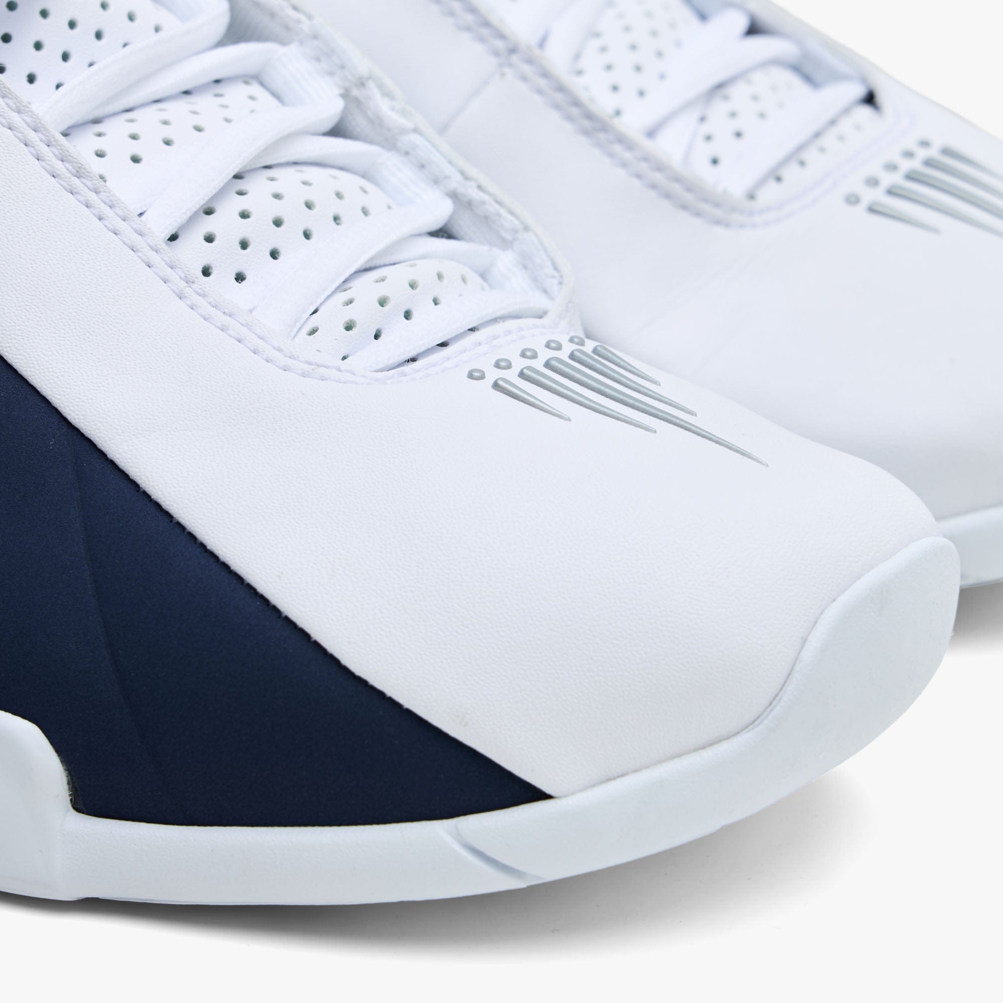 Nike Shox BB4 White / Midnight Navy - Metallic Silver