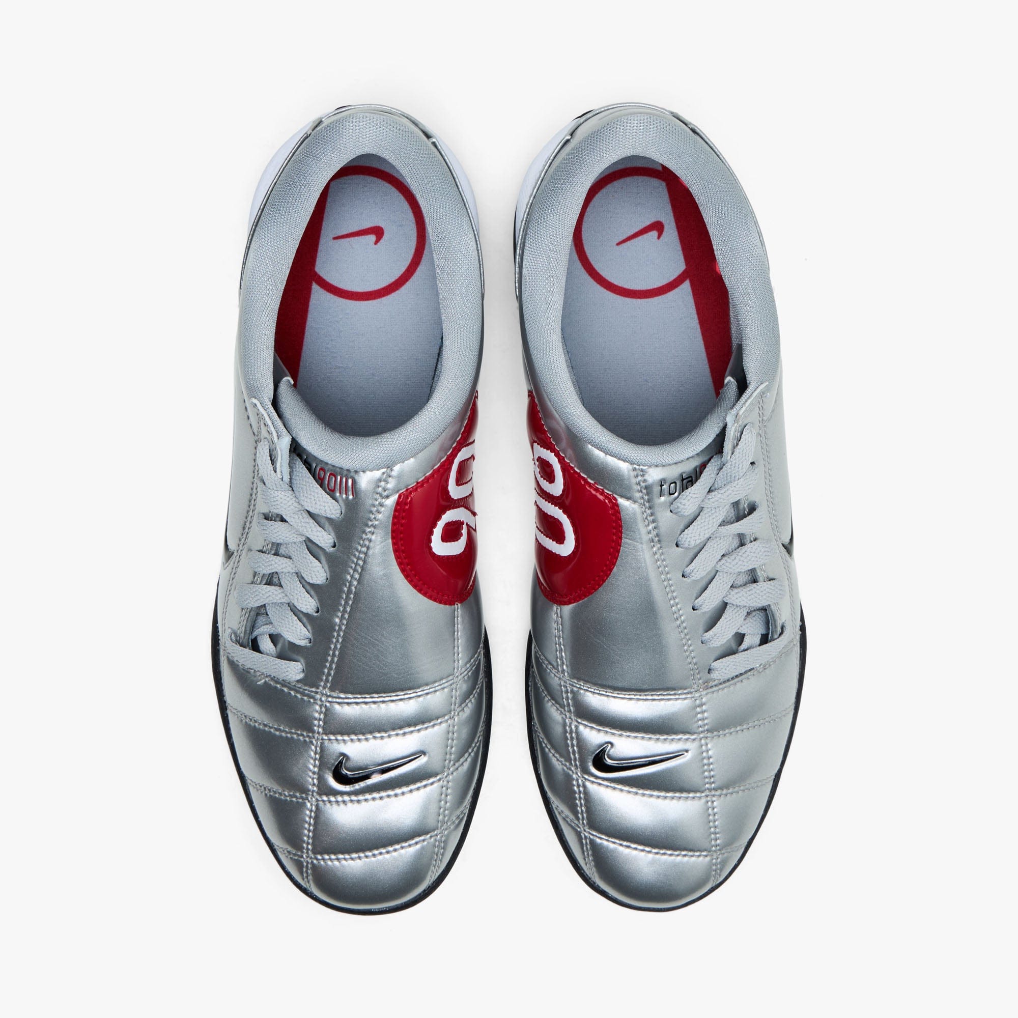 Nike Total 90 SP Metallic Silver / Black - University Red