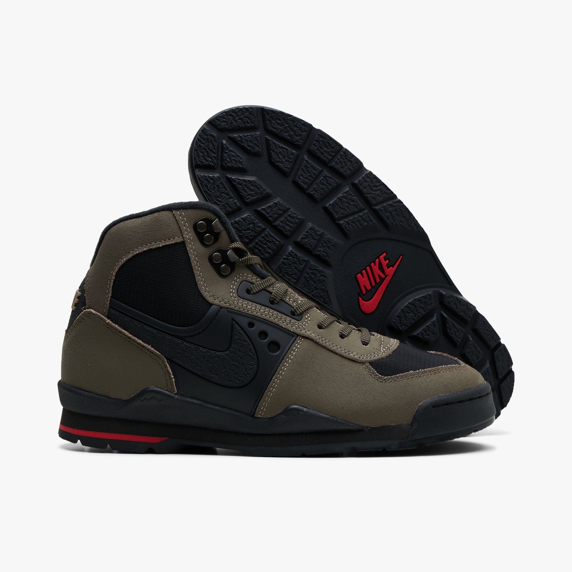 Nike Baltoro Olive Khaki / Black - University Red