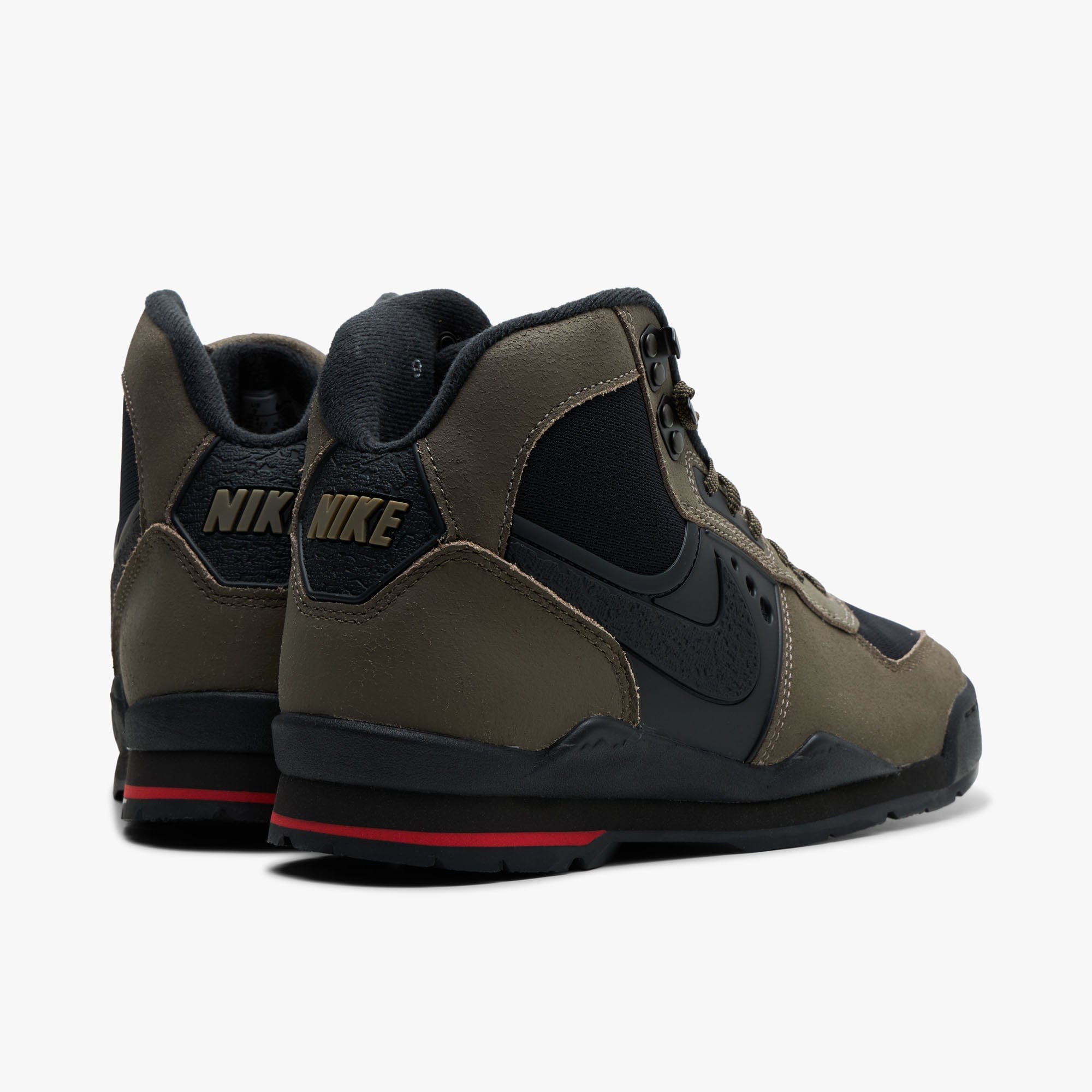 Nike Baltoro Olive Khaki / Black - University Red