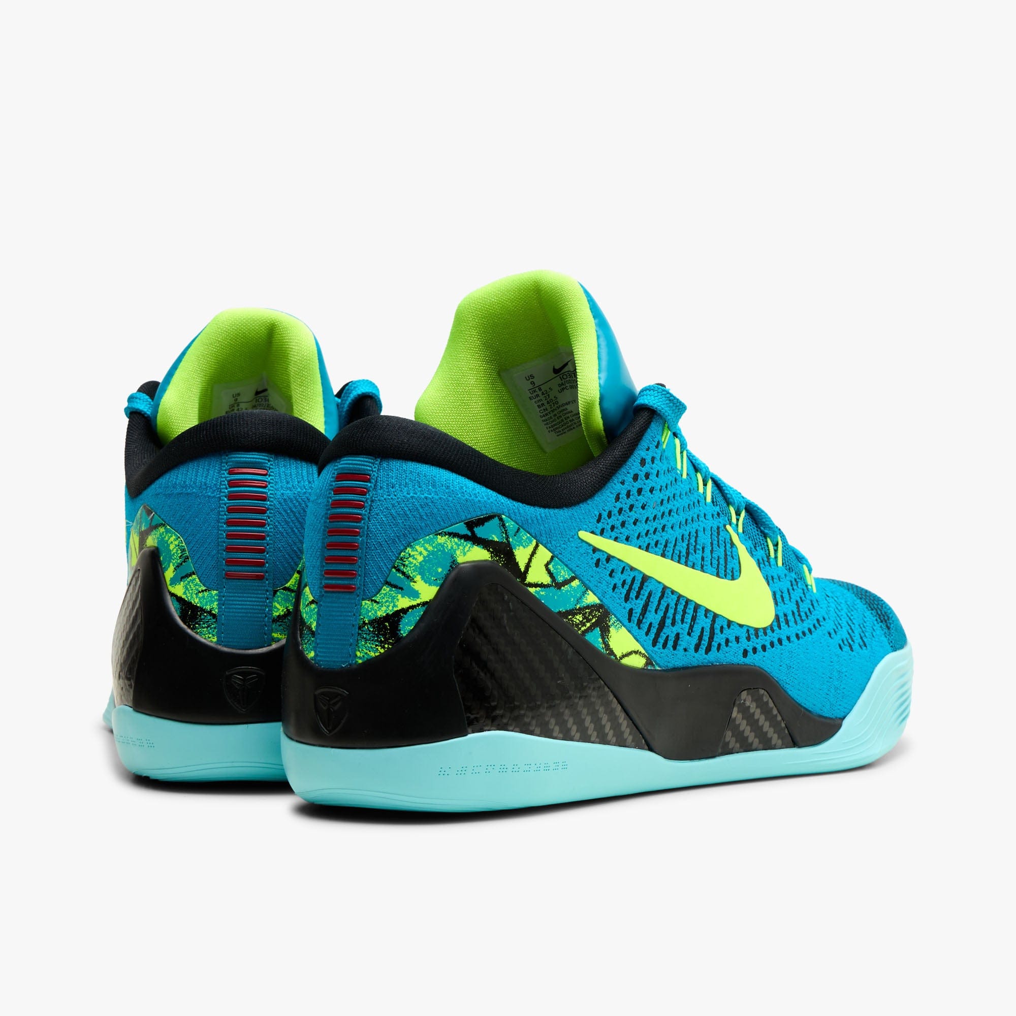 Nike Kobe IX Elite Low Protro Neo Turquoise / Volt