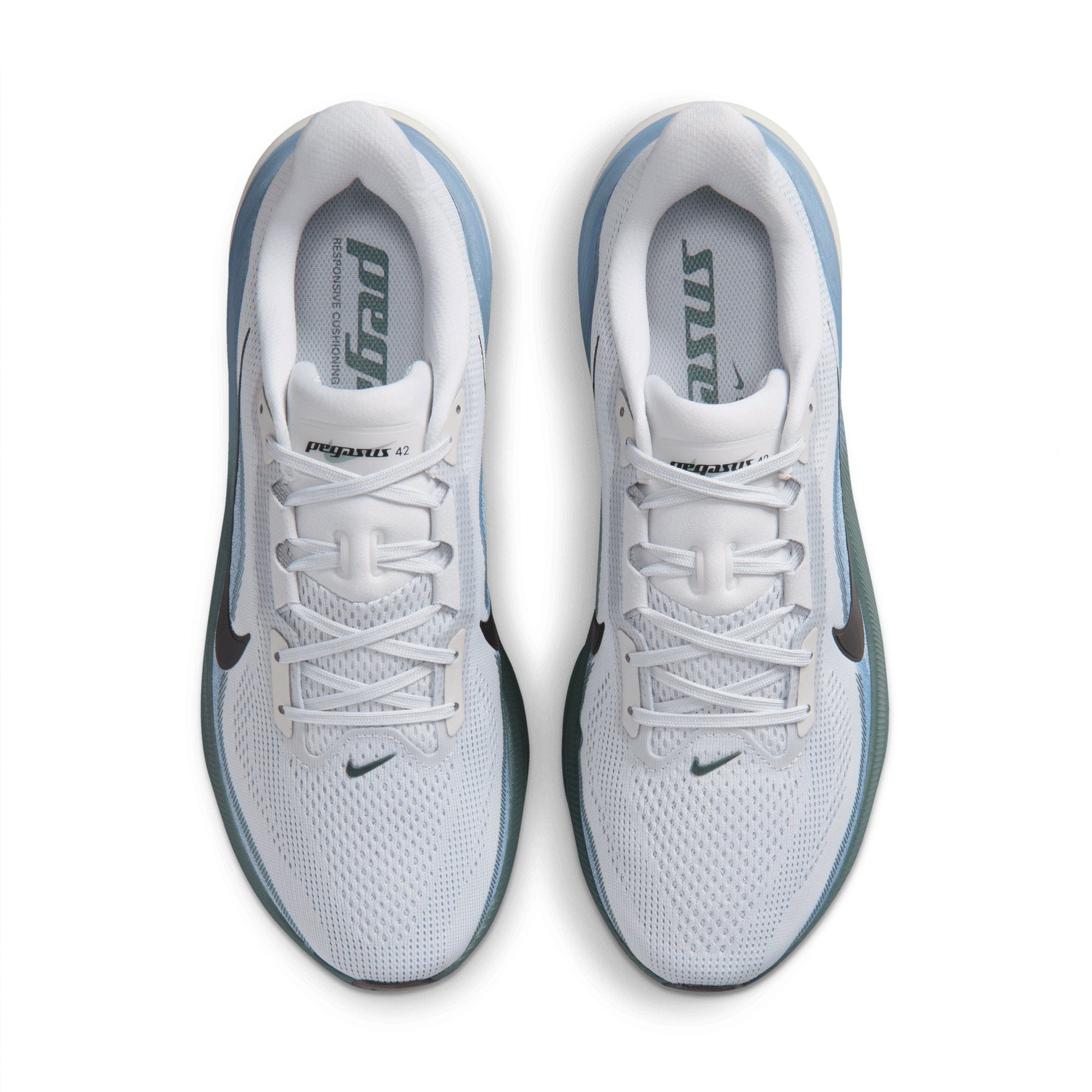 Nike Pegasus 42 PURE PLATINUM/DARK OBSIDIAN - WORK BLUE IB1873 - 005