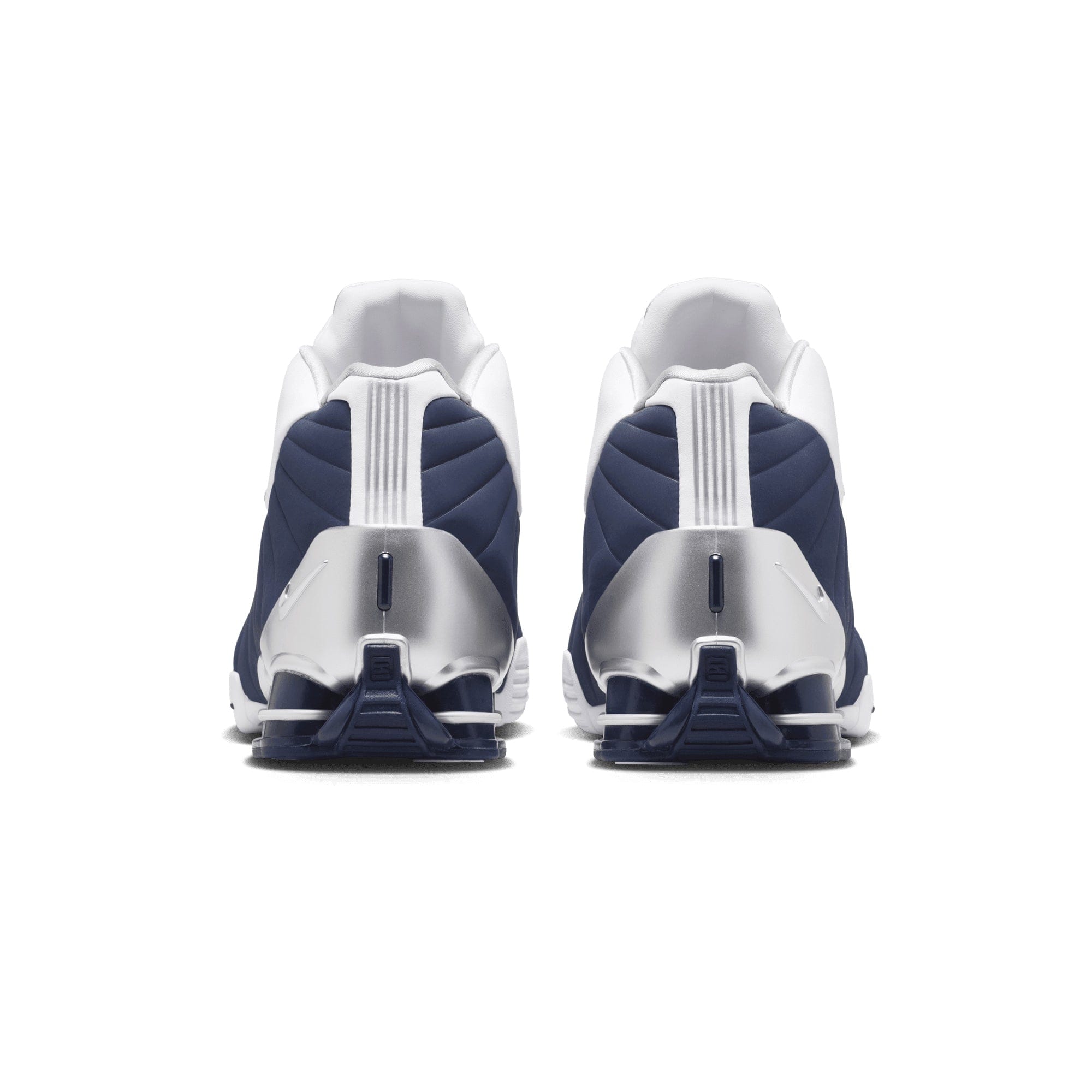 Nike Shox BB4 WHITE/MIDNIGHT NAVY - METALLIC SILVER IR1983 - 100