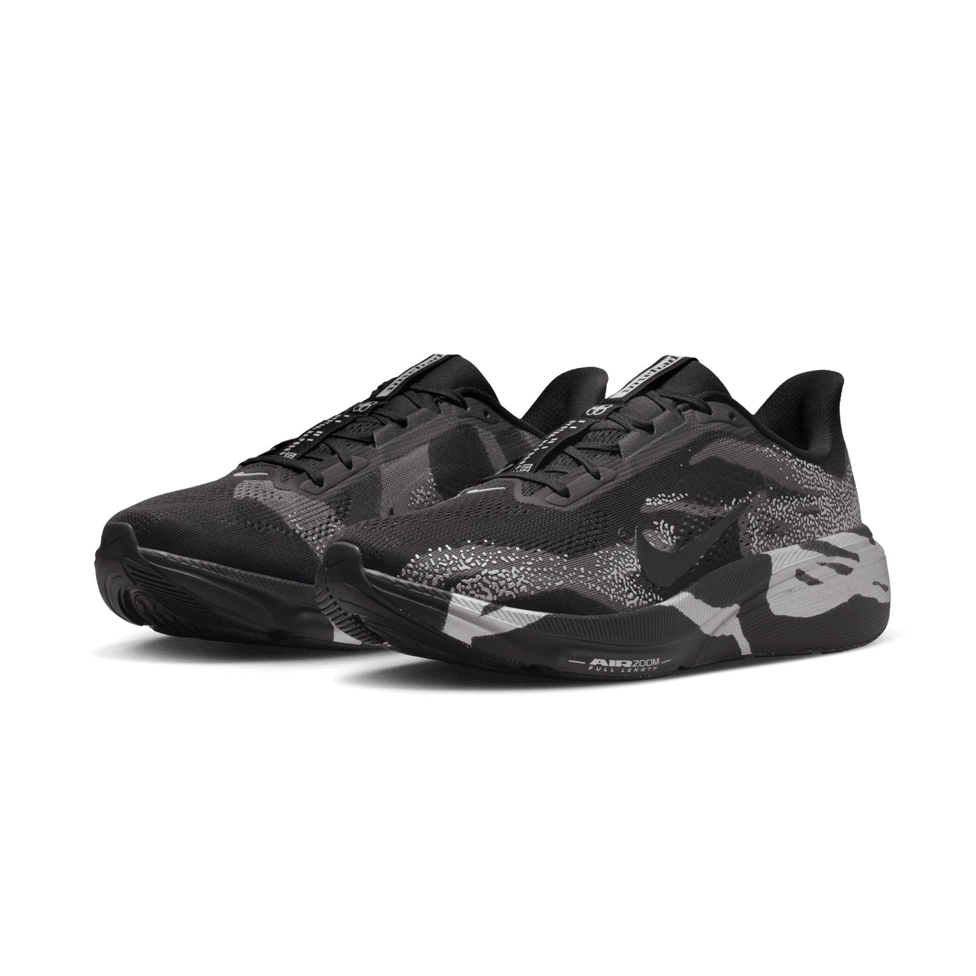 Nike Pegasus 42 BLACK/BLACK - MEDIUM ASH - METALLIC SILVER IQ3928 - 001