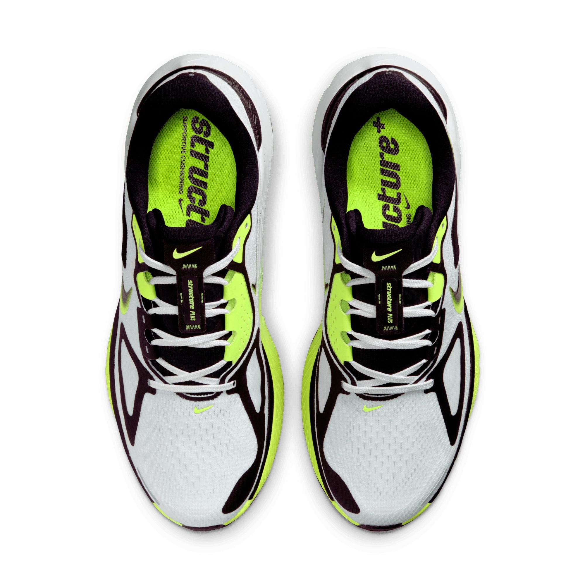 Nike Structure Plus WHITE/BLACK - VOLT IR1816 - 100