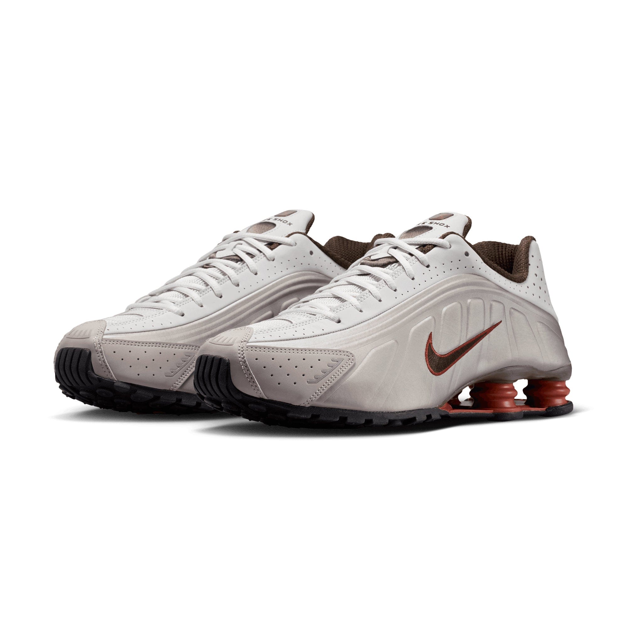 Nike Shox R4 VAST GREY/DARK HAZEL - DUSTY PEACH HQ1988 - 010