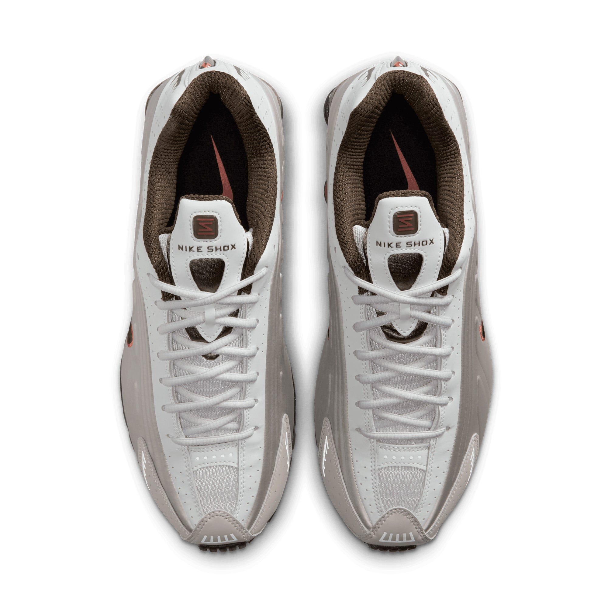 Nike Shox R4 VAST GREY/DARK HAZEL - DUSTY PEACH HQ1988 - 010