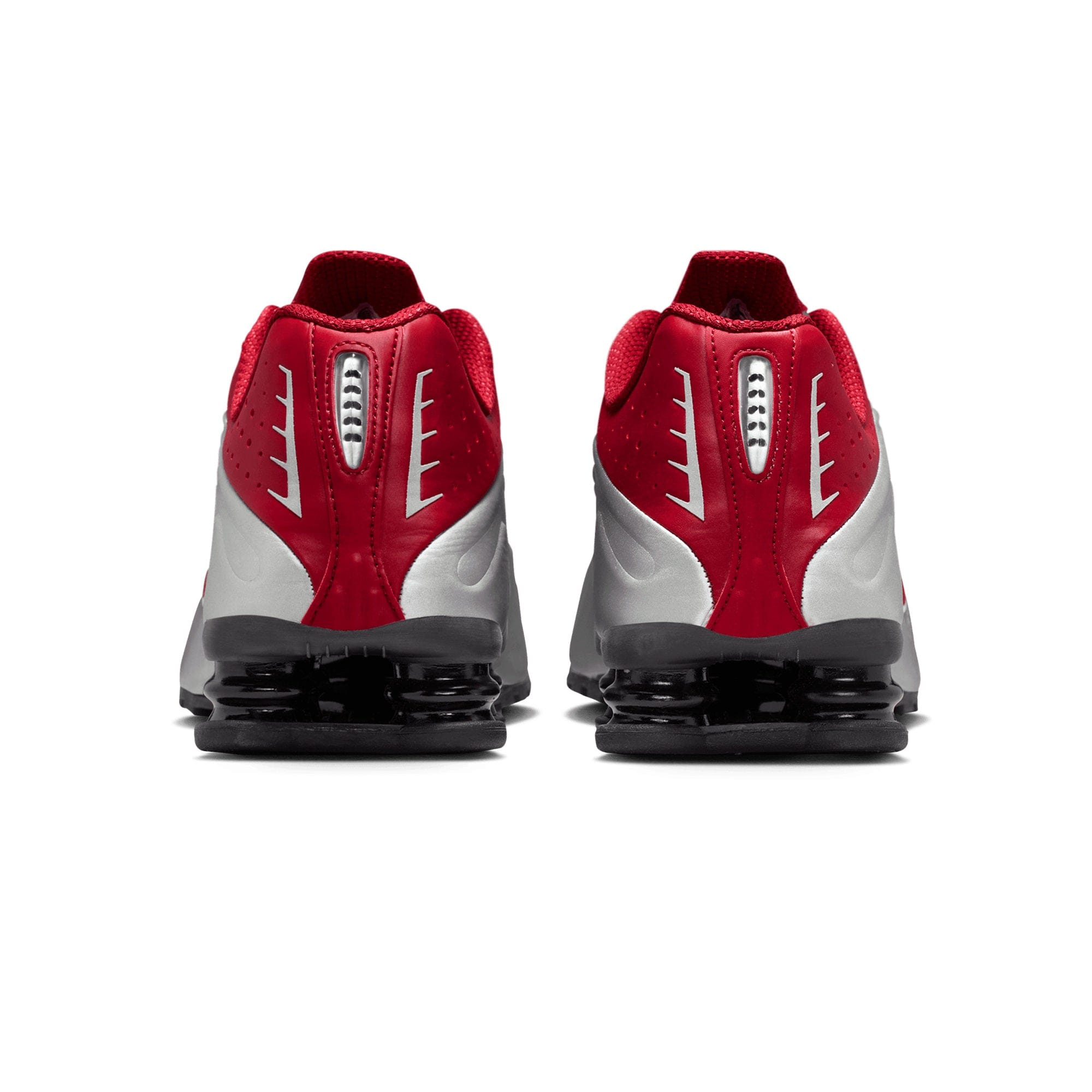 Nike Shox R4 METALLIC SILVER/TEAM CRIMSON HQ1988 - 009