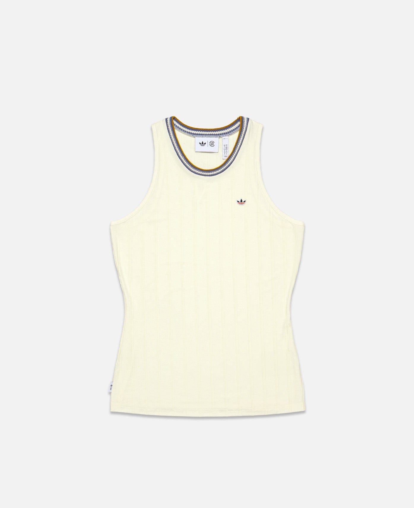 adidas Knit Collar Tank (Cream)
