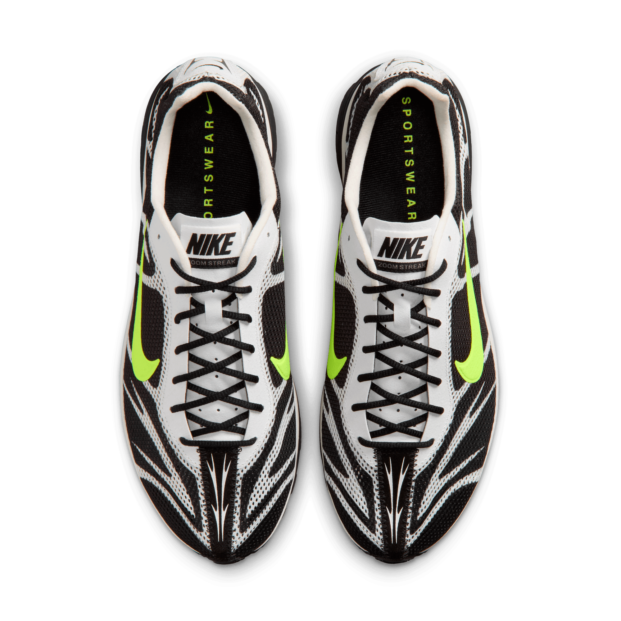 Nike ZOOM STREAK 3 - BLACK / VOLT / SUMMIT WHITE