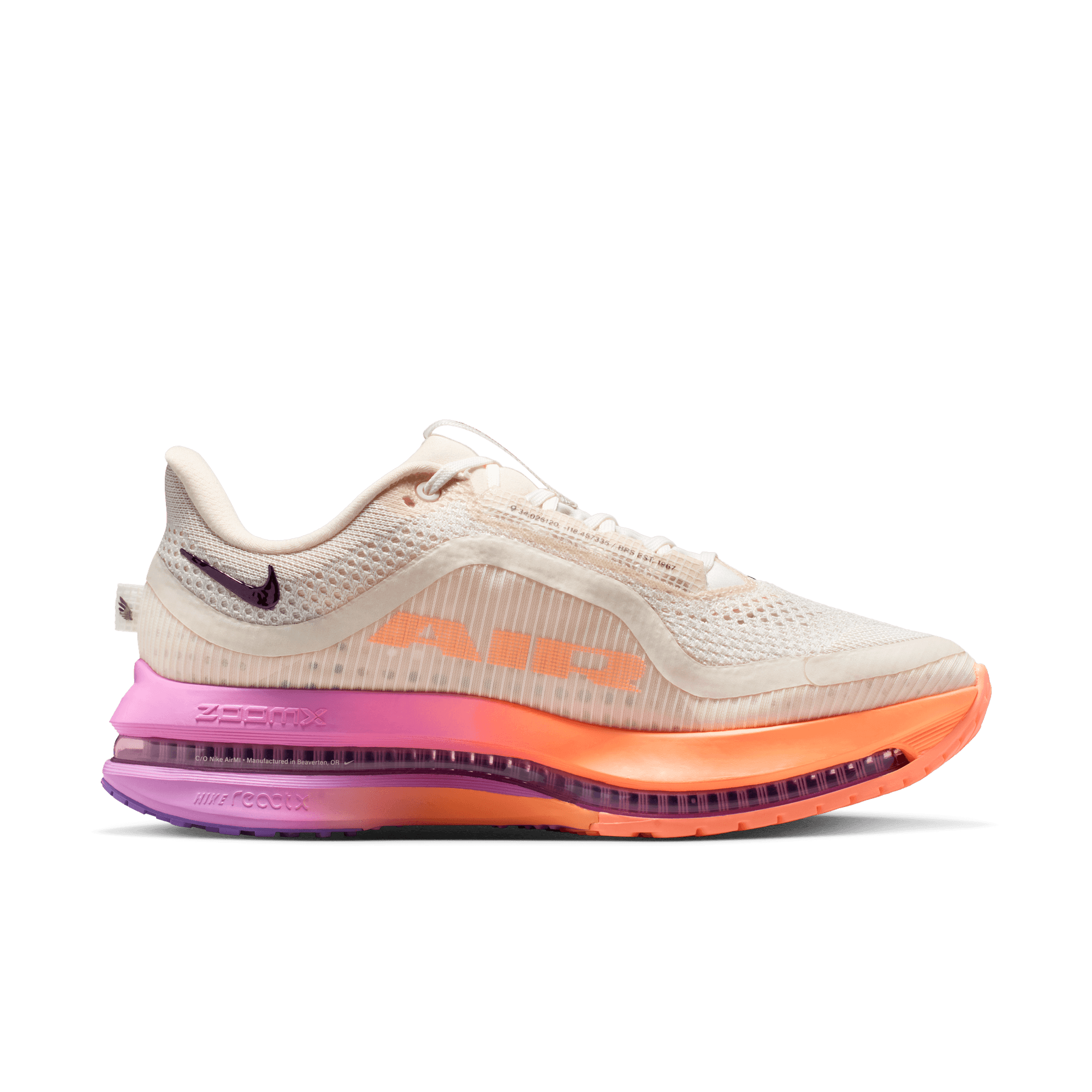 Nike WMNS PEGASUS PREMIUM - CHALK / TATTOO / ORANGE PULSE
