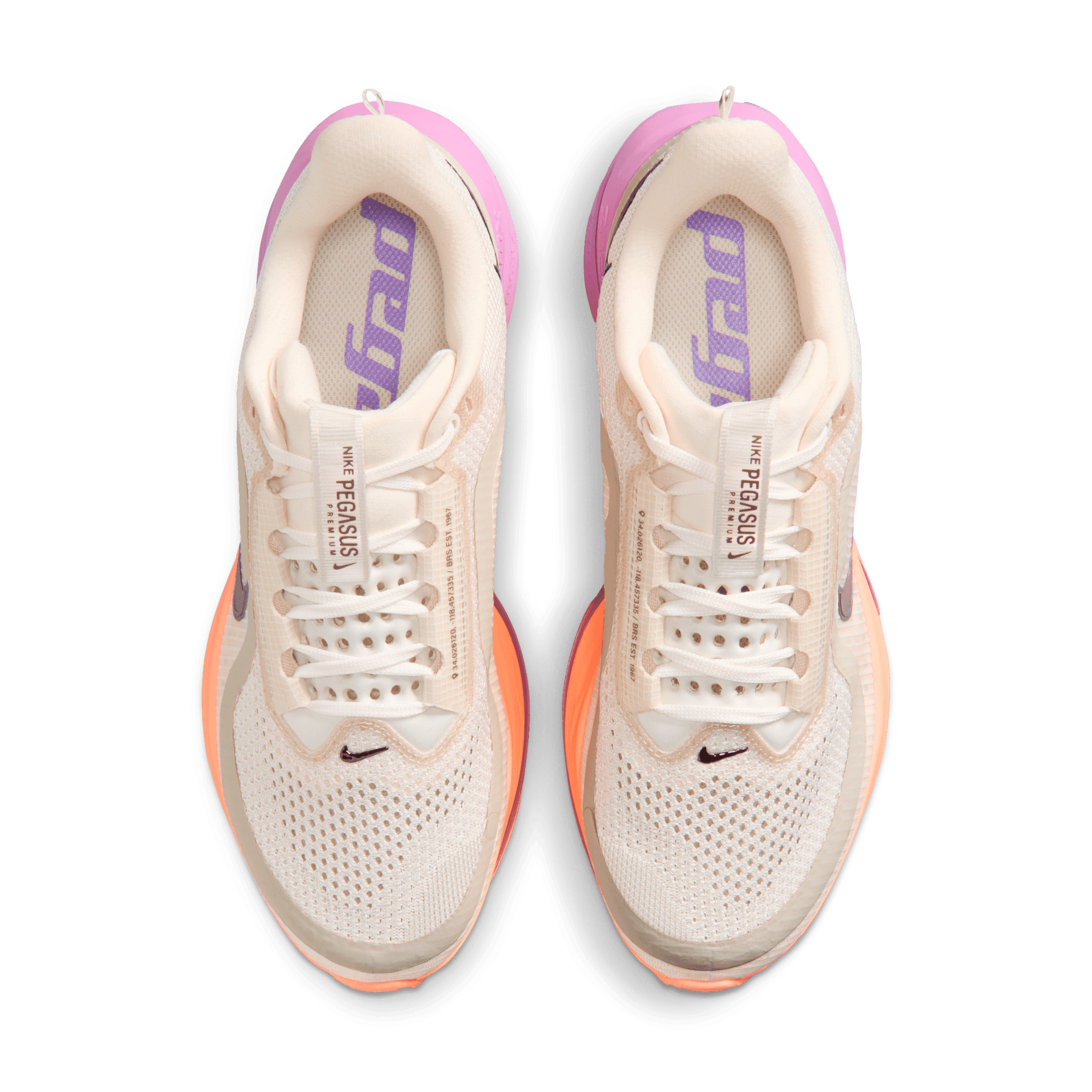 Nike WMNS PEGASUS PREMIUM - CHALK / TATTOO / ORANGE PULSE