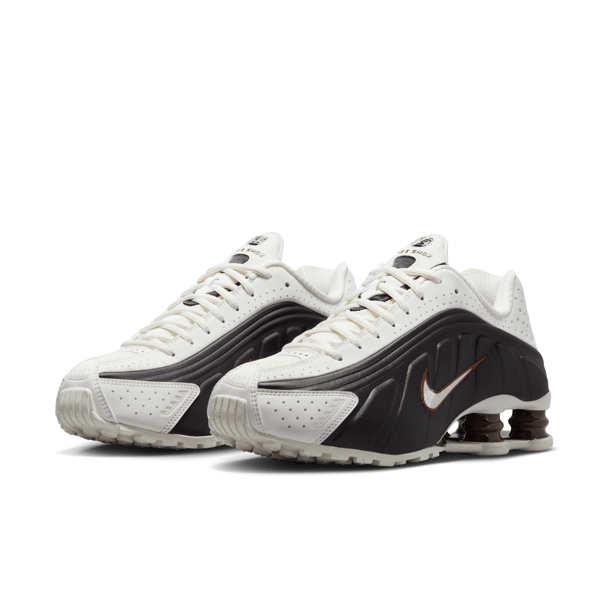Nike WMNS SHOX R4 - SAIL / BLACK / FAUNA BROWN