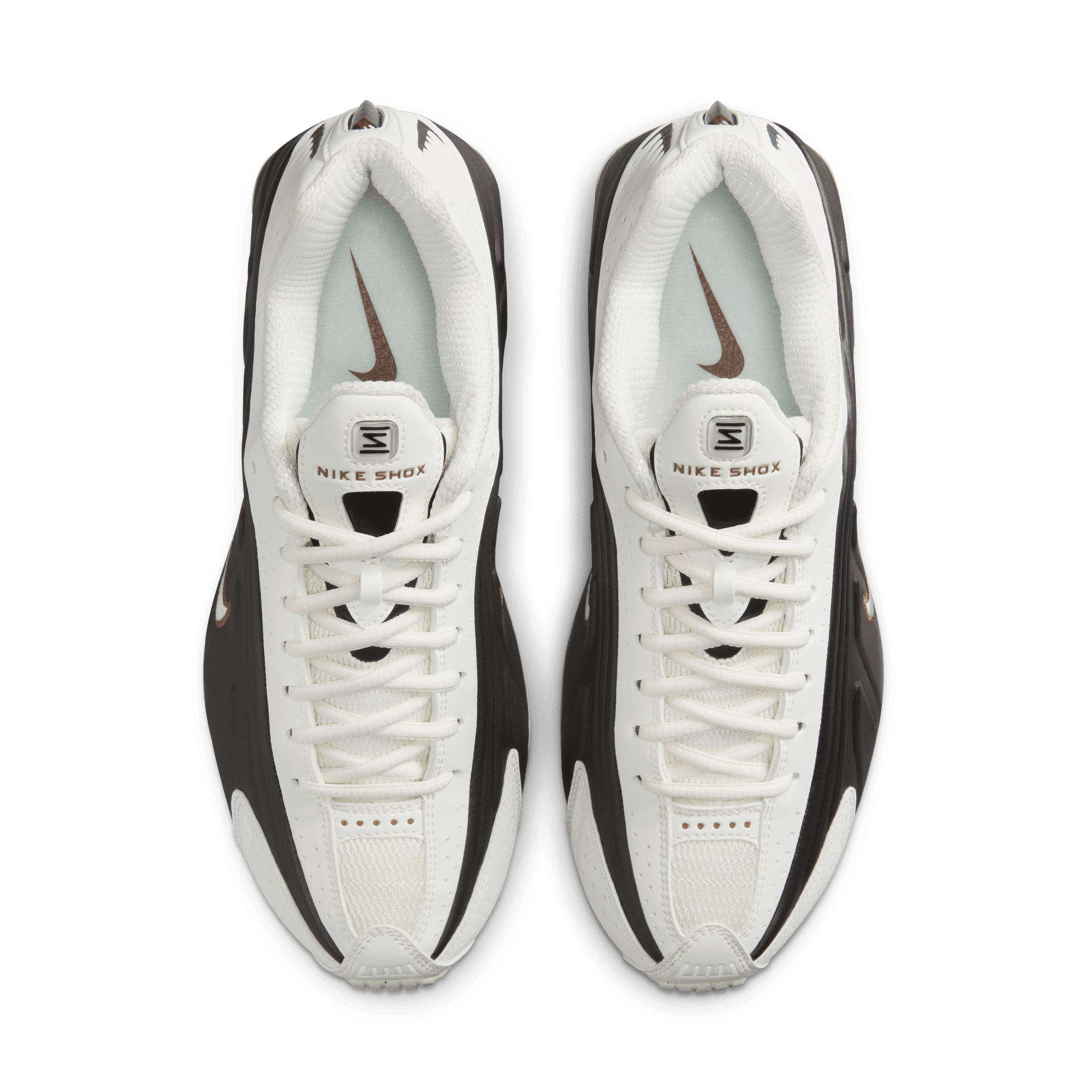 Nike WMNS SHOX R4 - SAIL / BLACK / FAUNA BROWN