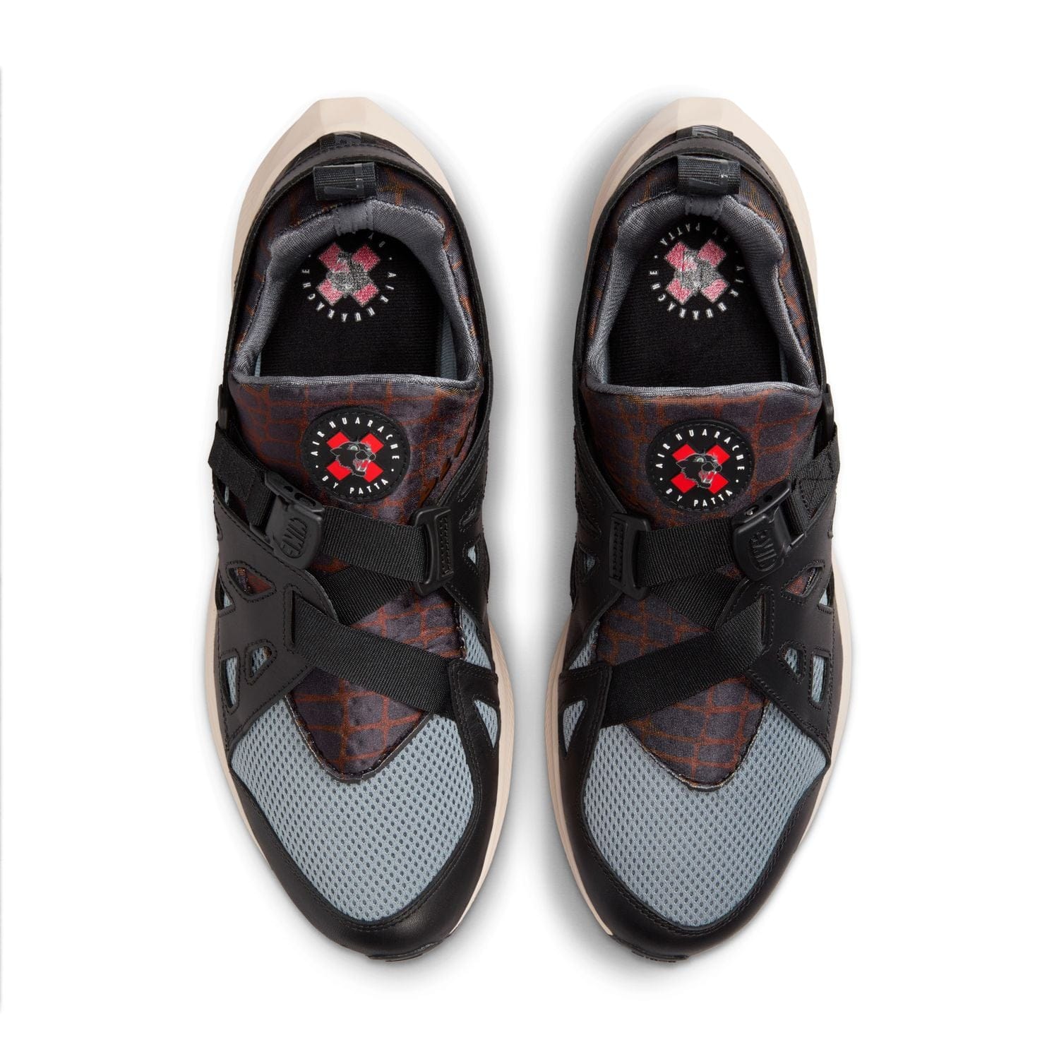Nike + Patta Air Huarache Black Cool Grey