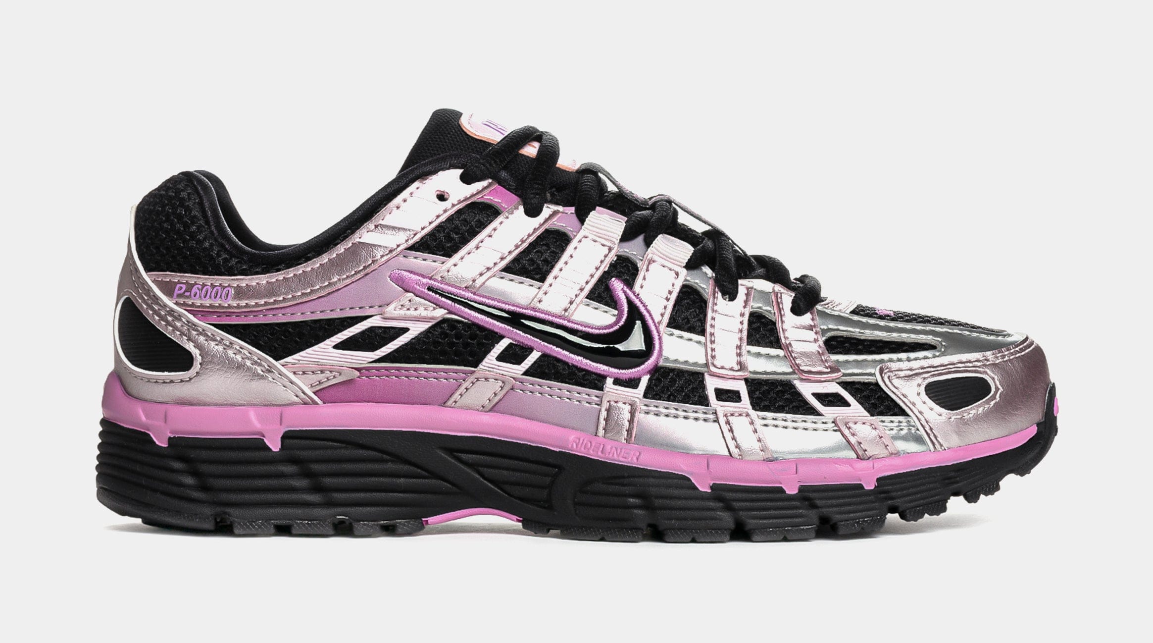 Nike P - 6000 Womens Lifestyle Shoes (Black/Pink)
