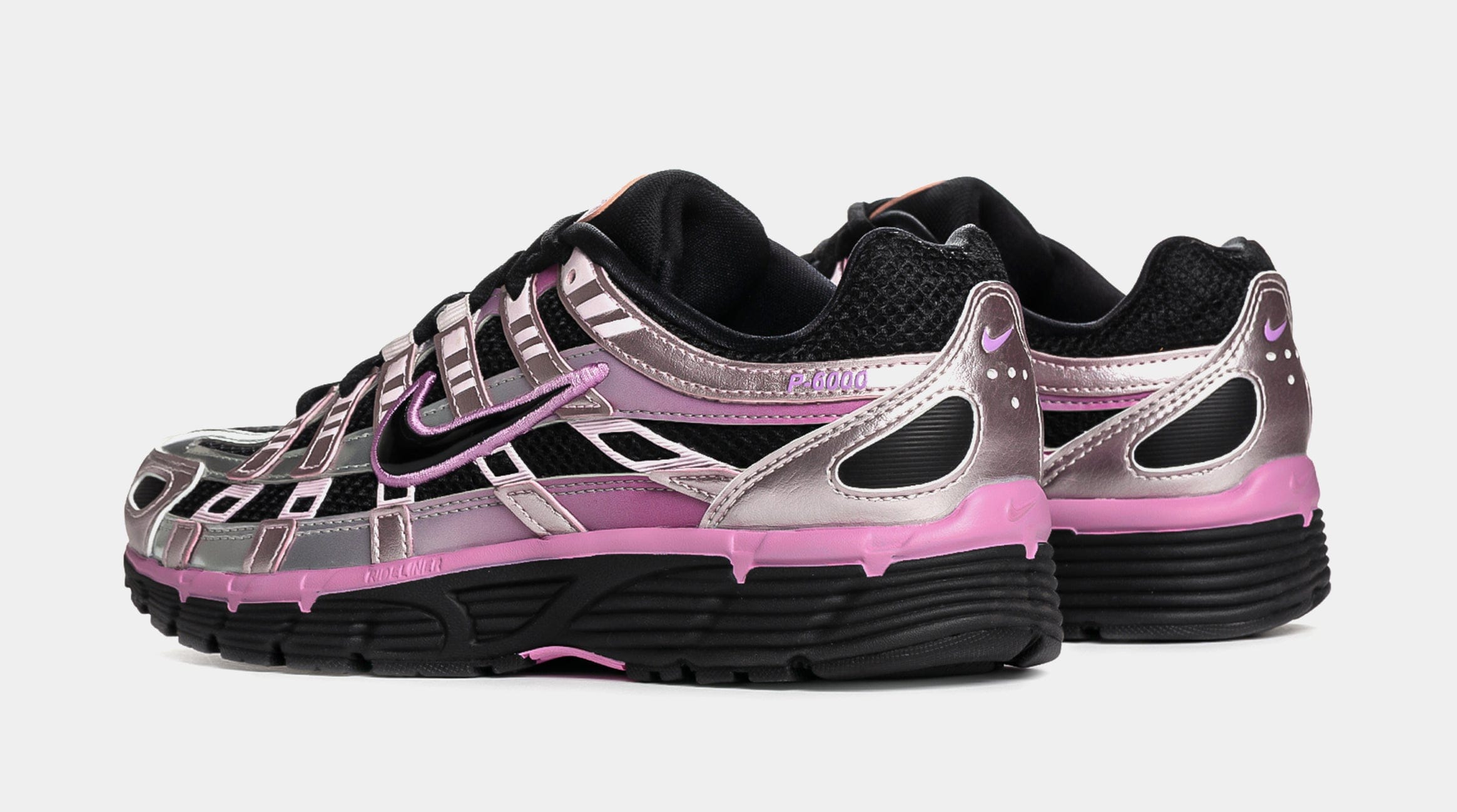 Nike P - 6000 Womens Lifestyle Shoes (Black/Pink)