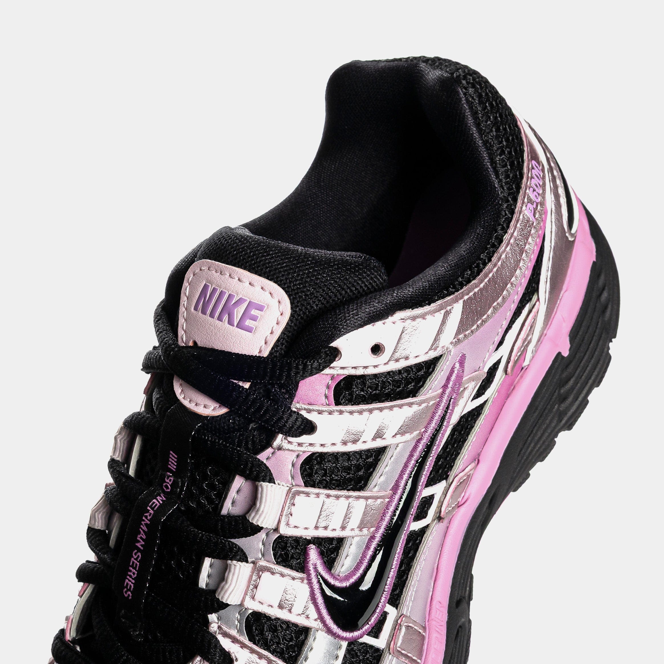Nike P - 6000 Womens Lifestyle Shoes (Black/Pink)