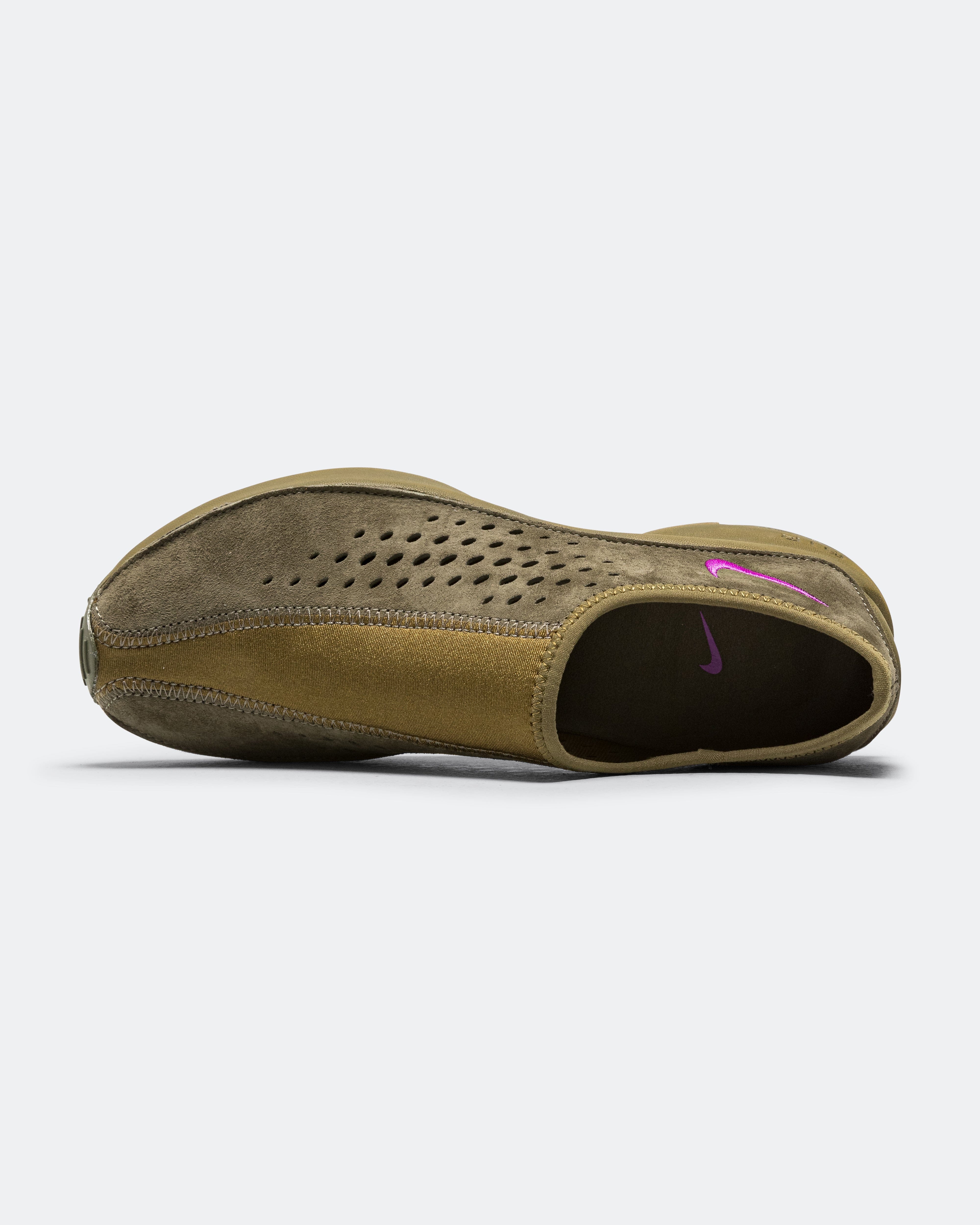 Nike Womens Air Superfly Moc - Medium Olive/Vivid Purple - Olive Flak
