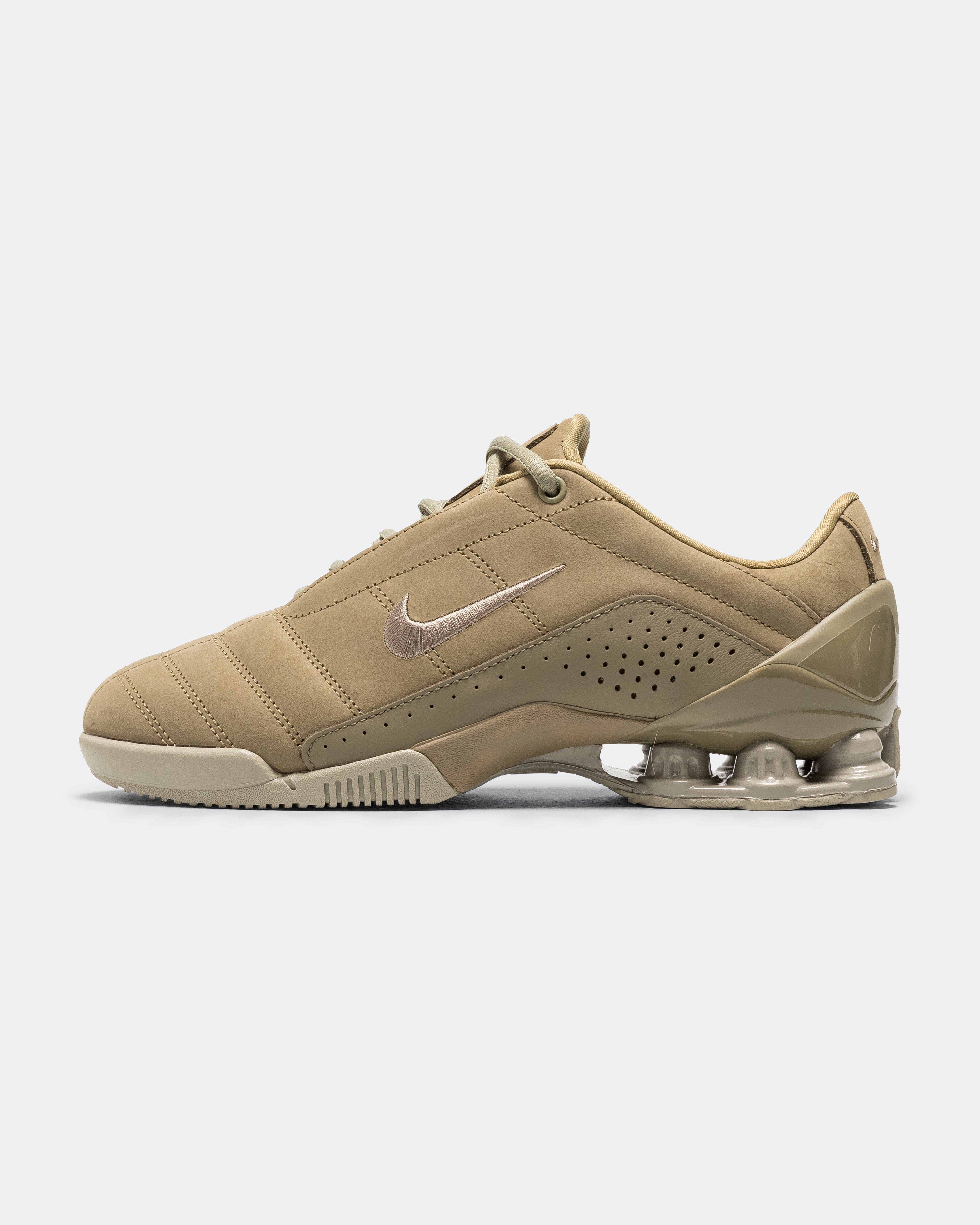 Nike Womens T90 Shox Magia - Neutral Olive/Metallic Silver