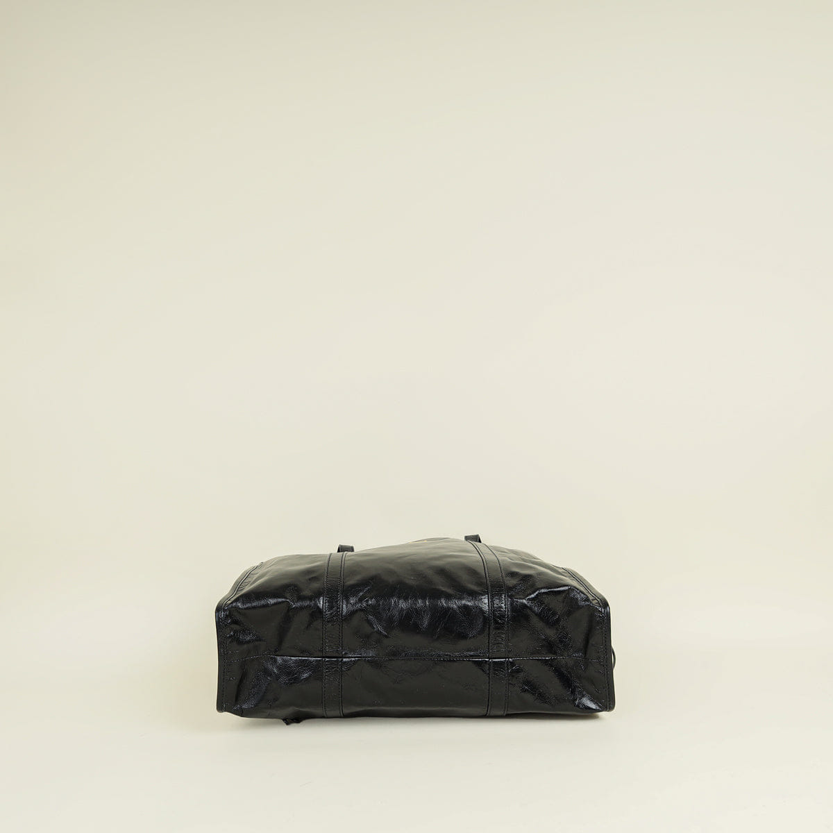 Prada Black Large Logo Tote Bag