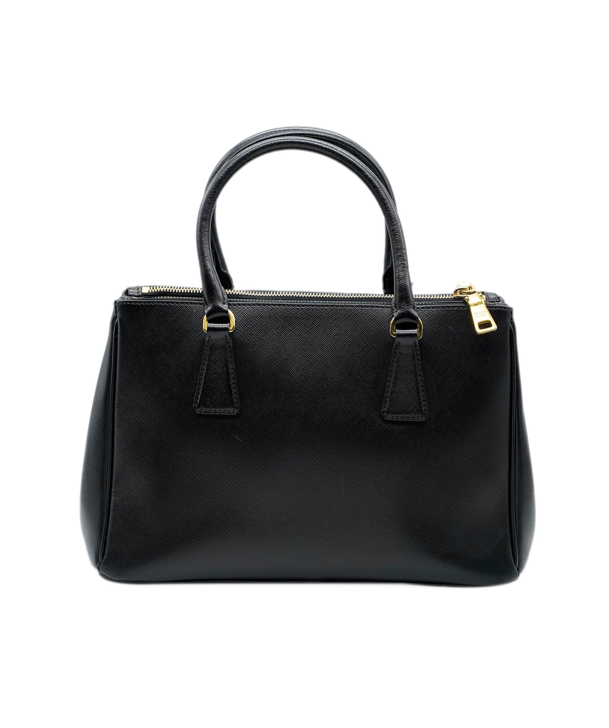 Prada Saffiano Black Tote with GHW - ALC0378