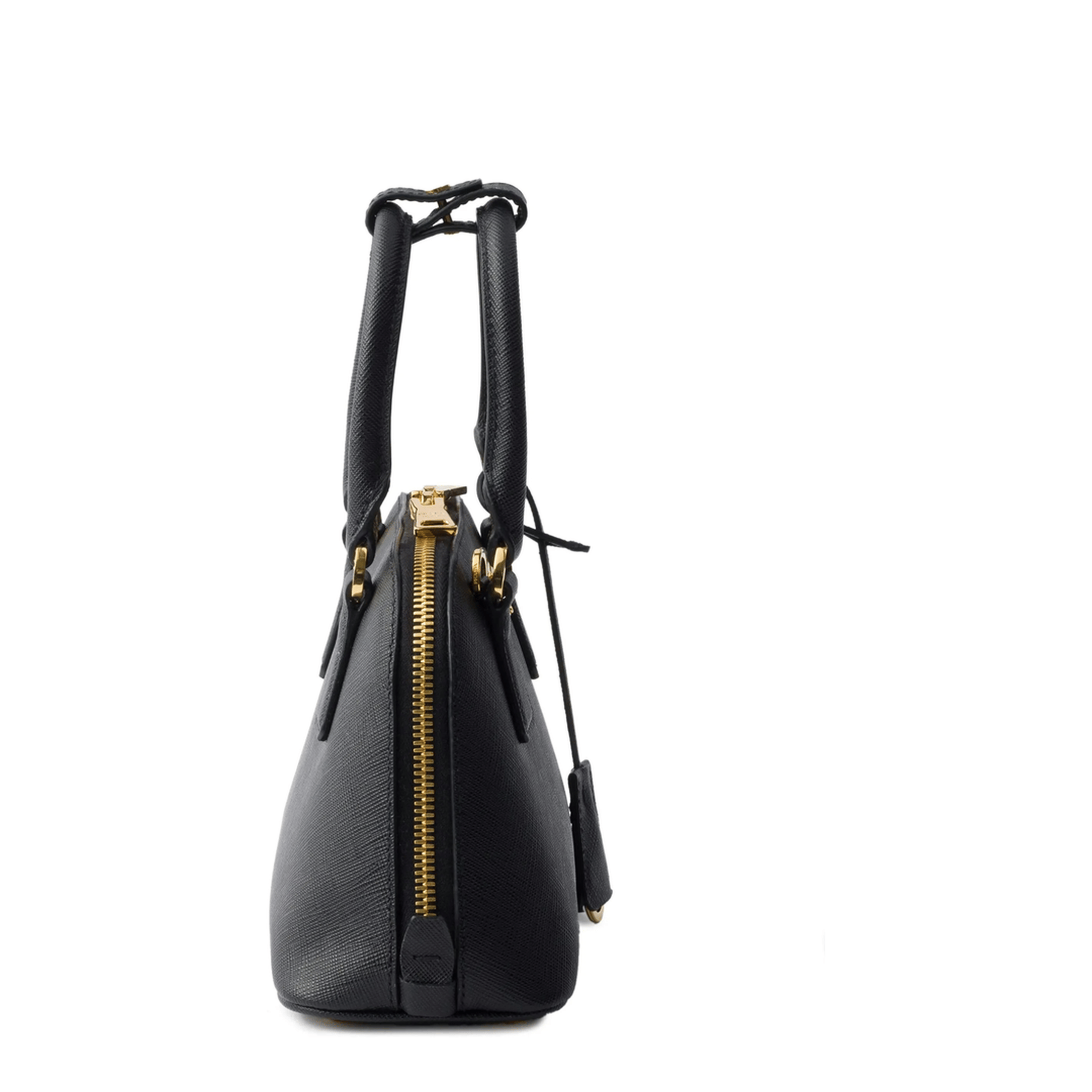 Prada Promenade Mini Calfskin Handbag - Black