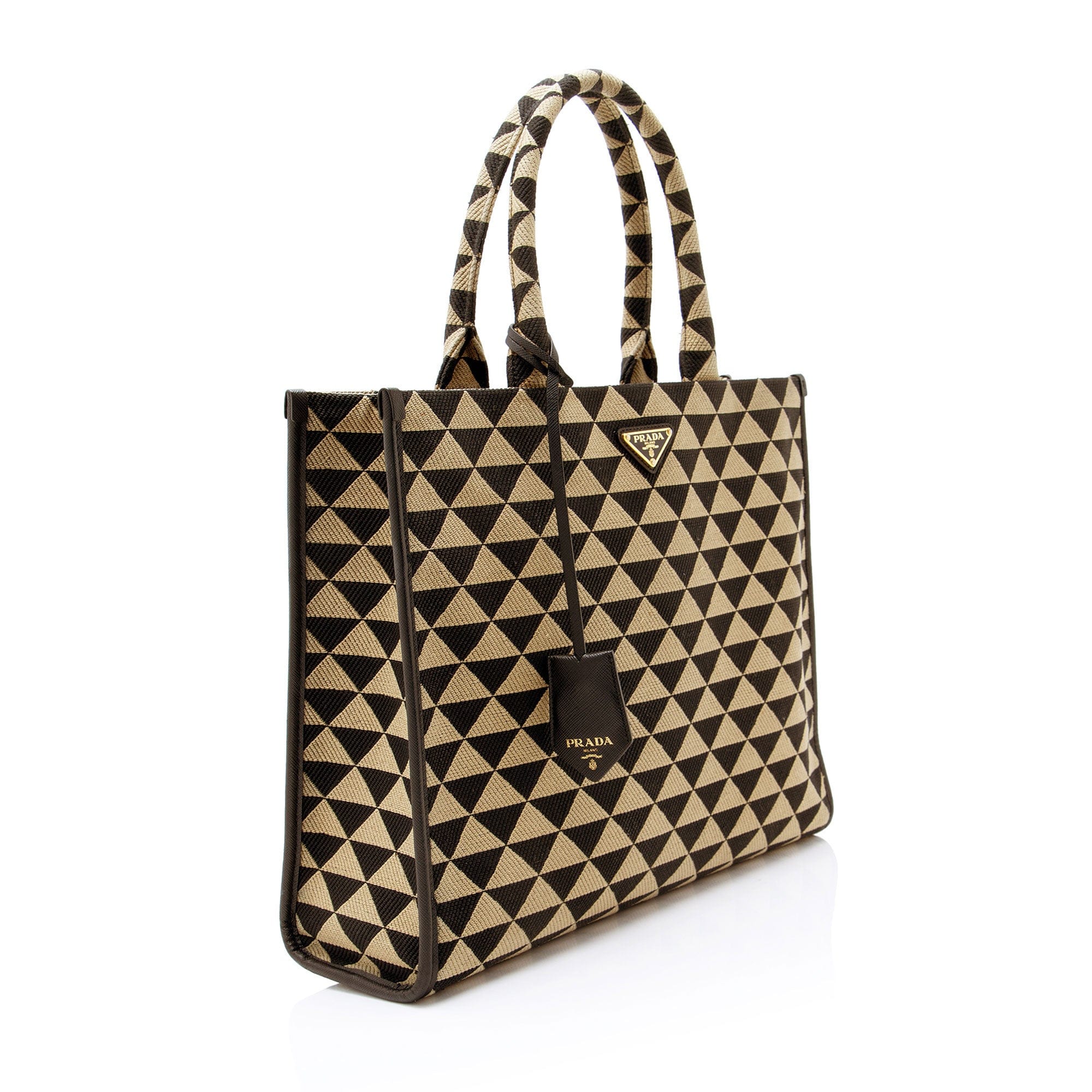 Prada Jacquard Symbole Large Tote