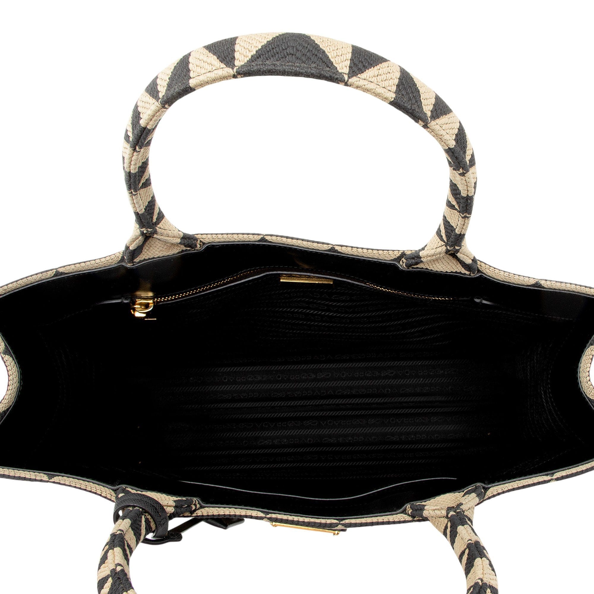 Prada Jacquard Symbole Large Tote