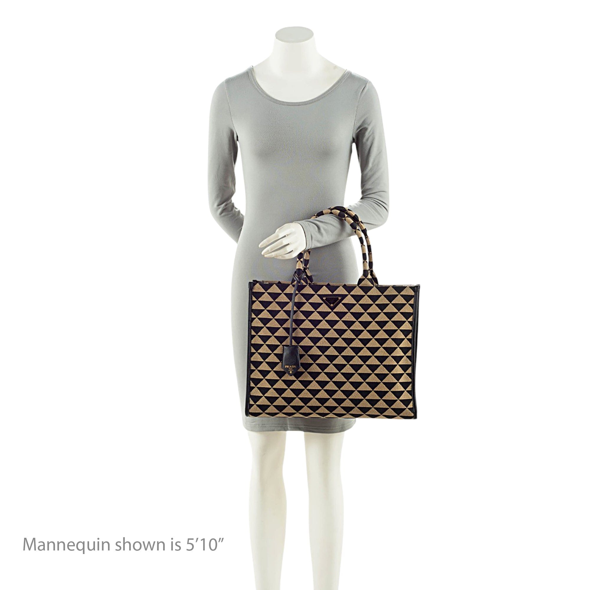 Prada Jacquard Symbole Large Tote