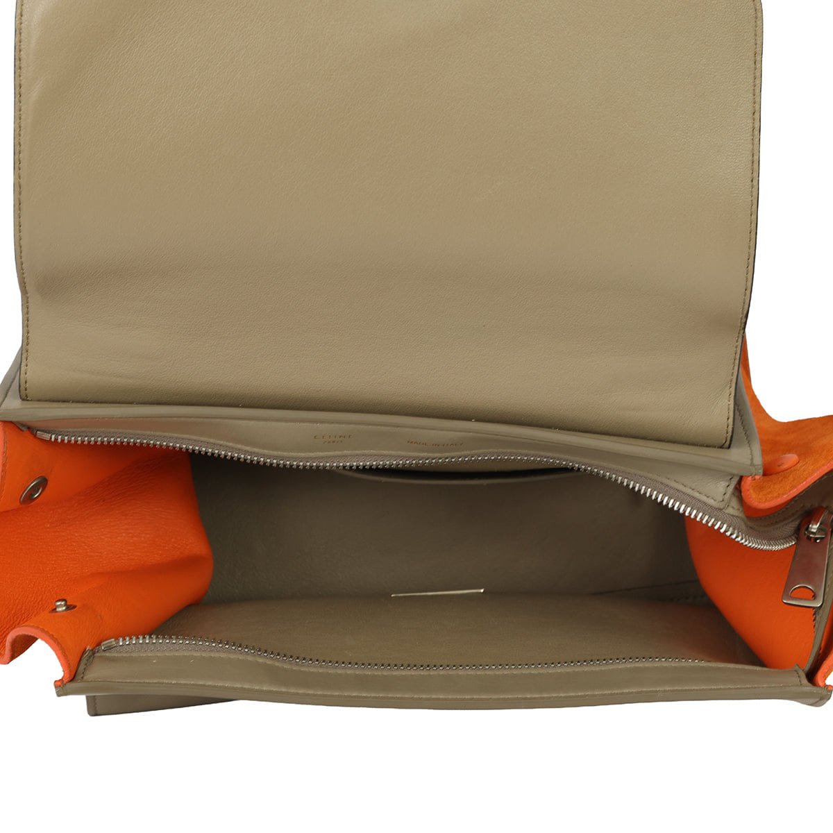 CELINE TRAPEZE SMALL TRI - COLOR HANDBAG