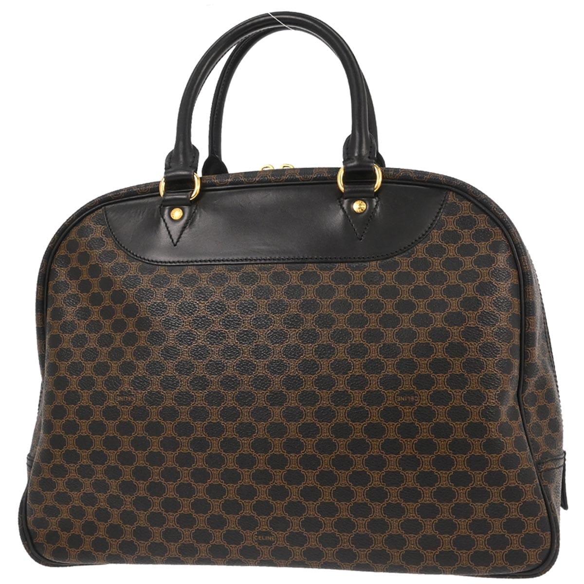 Celine Black Macadam Handbag